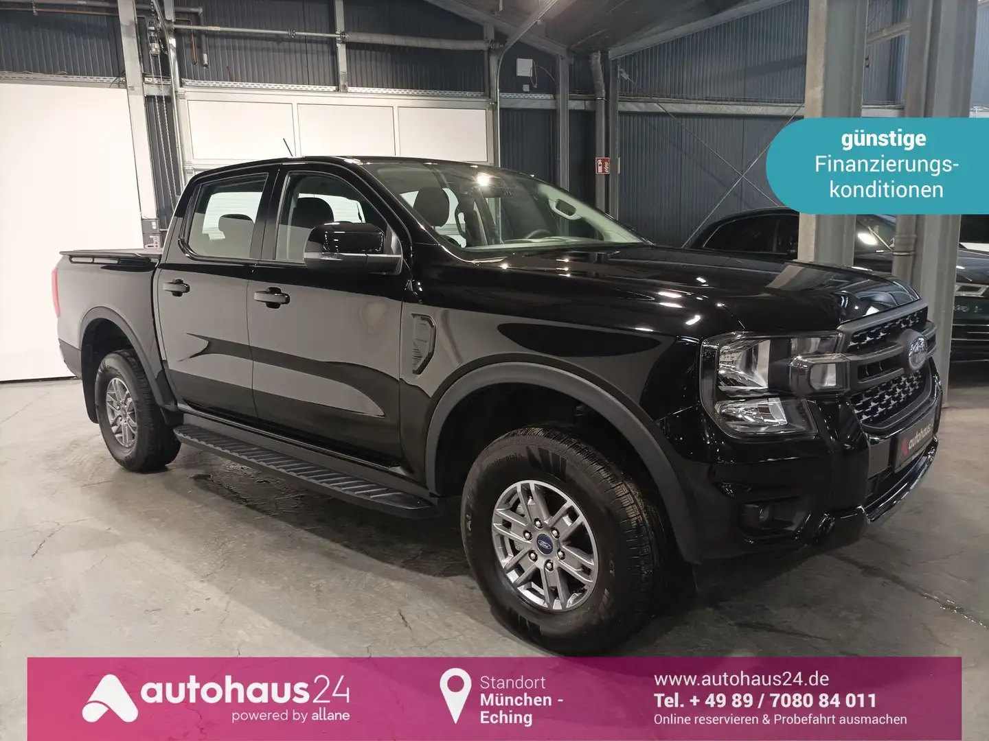 Ford Ranger 2.0 Ecob. XLT 4x4 Doppelkabine|AHK|Kamera Schwarz - 1