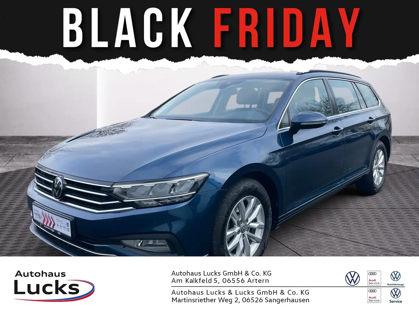 Volkswagen Passat Variant 2.0 TDI Business LED NAVI ACC KAMERA Blau - 1