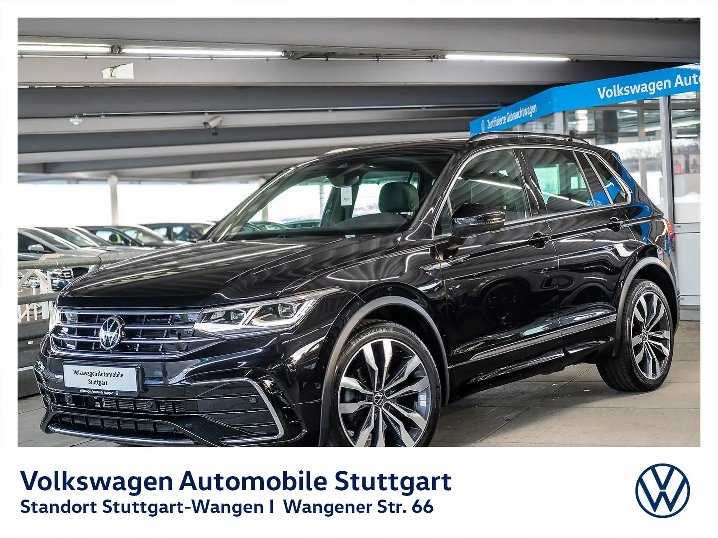 Volkswagen Tiguan R-Line 2.0 TDI DSG Navi Kamera ACC SHZ Schwarz - 1