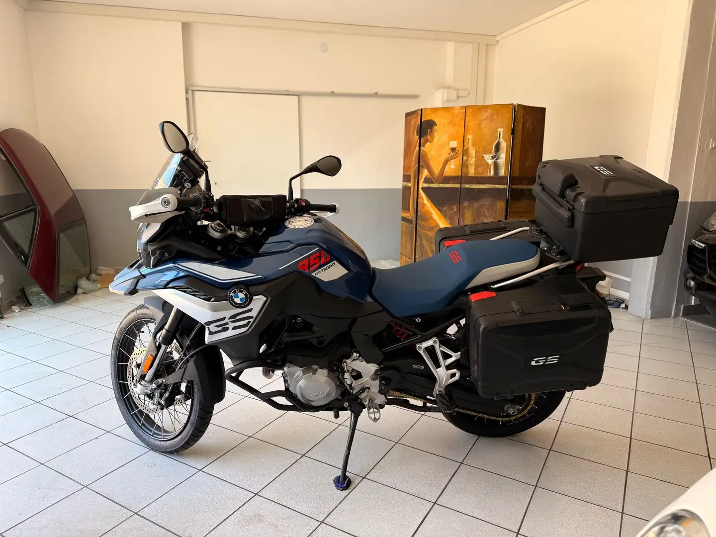BMW F 850 GS TROPHY 1 PROP, TRIS VALIGE , GARANZIA BMW 07/2027 Blu/Azzurro - 2