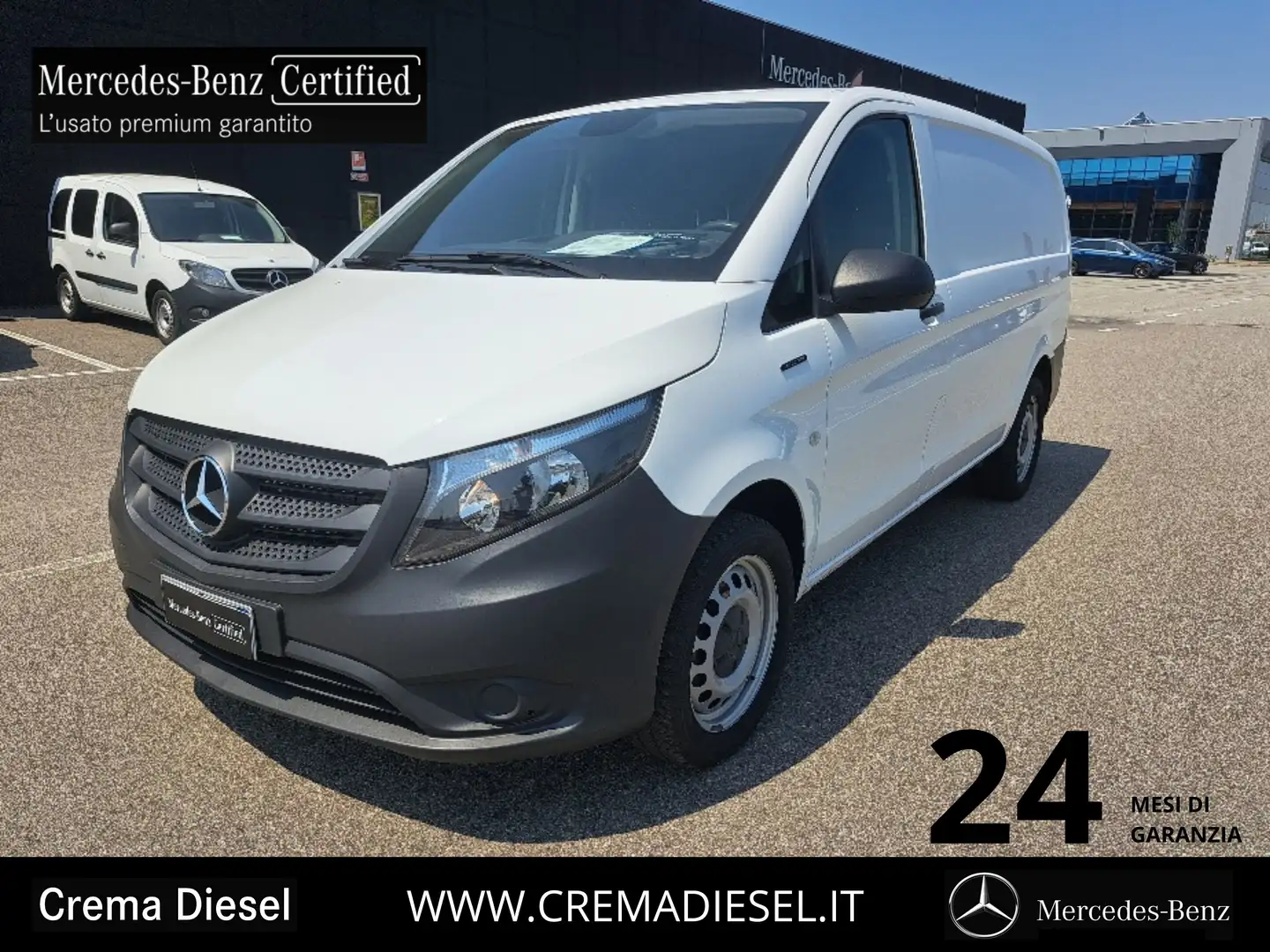 Mercedes-Benz Vito eVito 111 Furgone Long 41 kWh Wit - 1