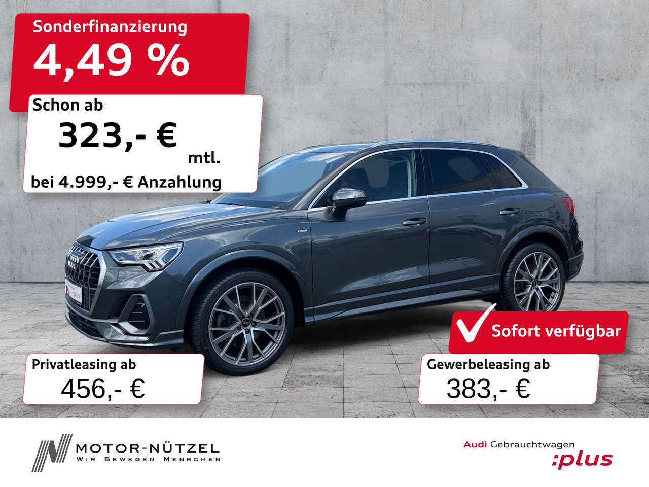 Audi Q3 — Audi Q3 TFSI 180kW QU S-LINE LED+NAVI+2xPDC+AHK+20"LM
