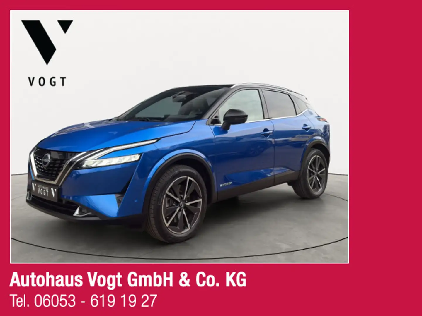 Nissan Qashqai Tekna e-Power°PANO°PROP°360°KAM°NAVI°AHK Blau - 1