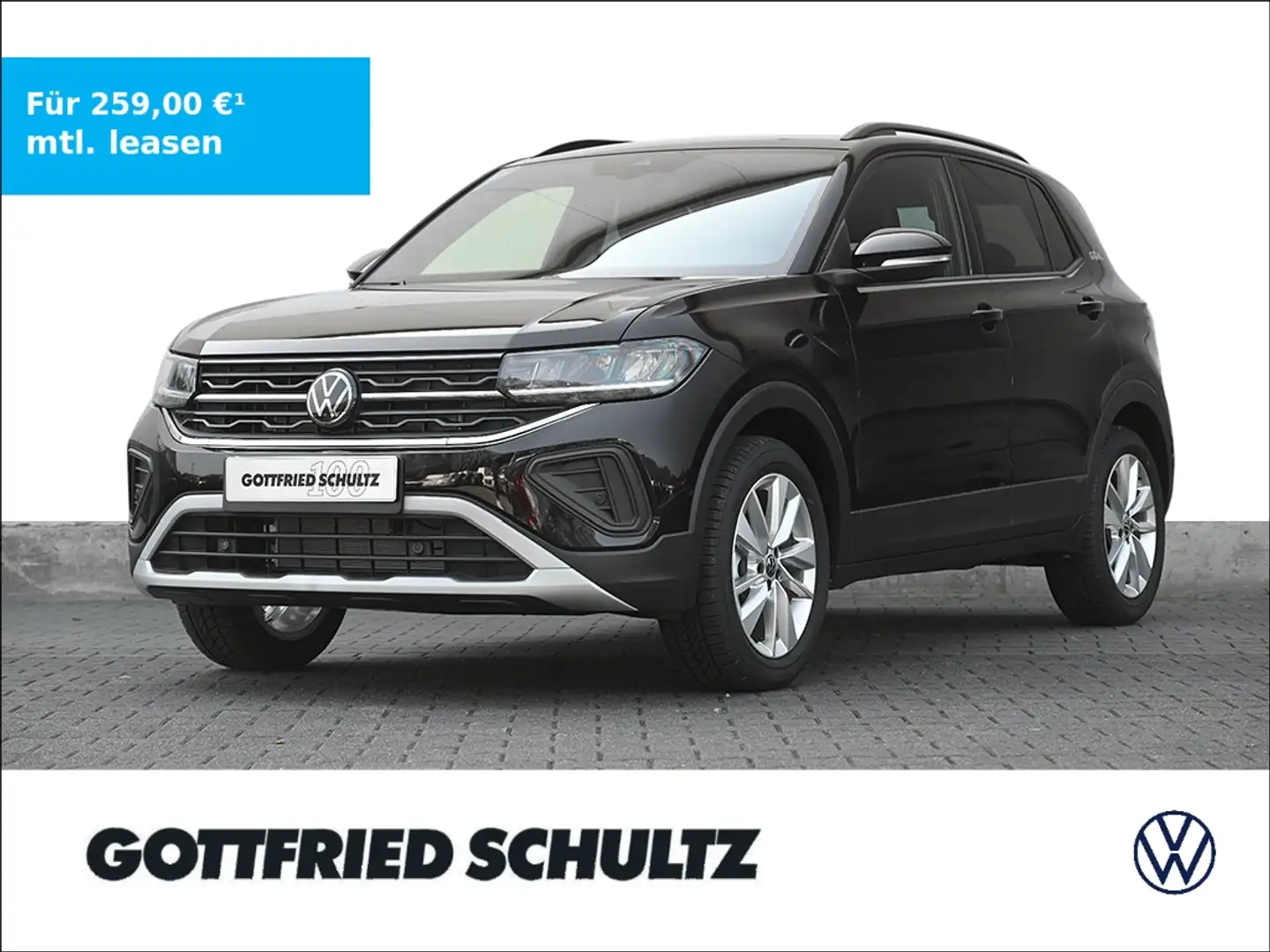 Volkswagen T-Cross Life 1.0 TSI GoalKamera+AHK Schwarz - 1
