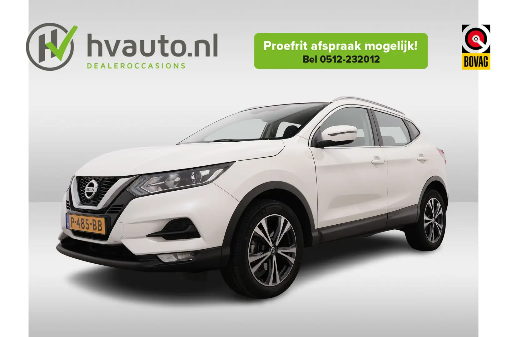 Nissan Qashqai 1.3 DIG-T ACCES EDITION 141PK | Trekhaak | Navi | Wit - 1