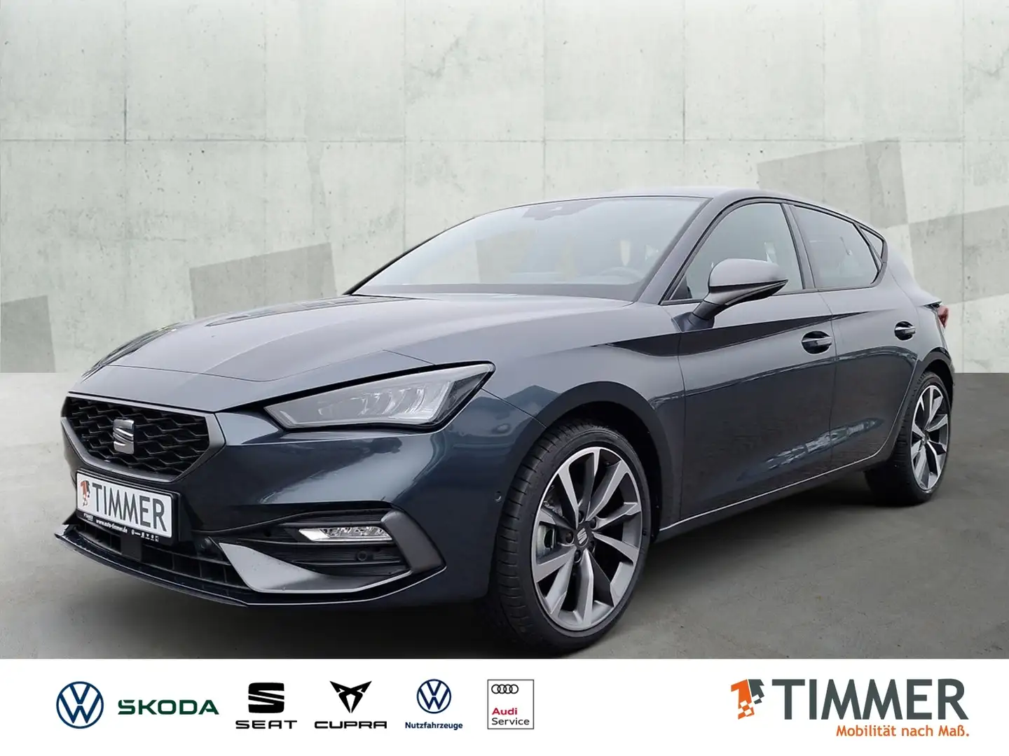 SEAT Leon FR 2.0TDI 110kW (150 PS) *DSG*ACC*PDC*RFK*SHZ*Nav Grau - 1