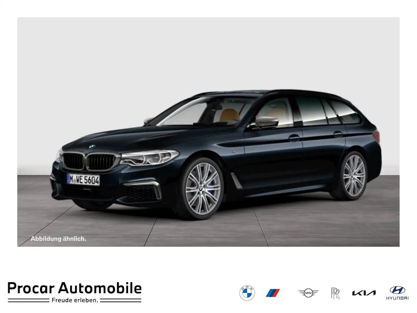 BMW 550 M550d xDrive B&W+PANO+HuD+NAVI+AHK+ACC+360° Noir - 1