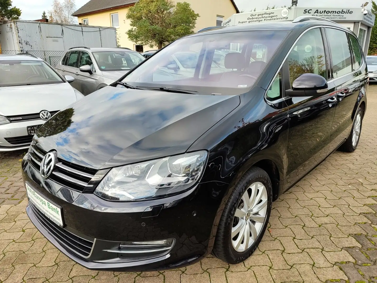 Volkswagen Sharan Highline BMT Schwarz - 1