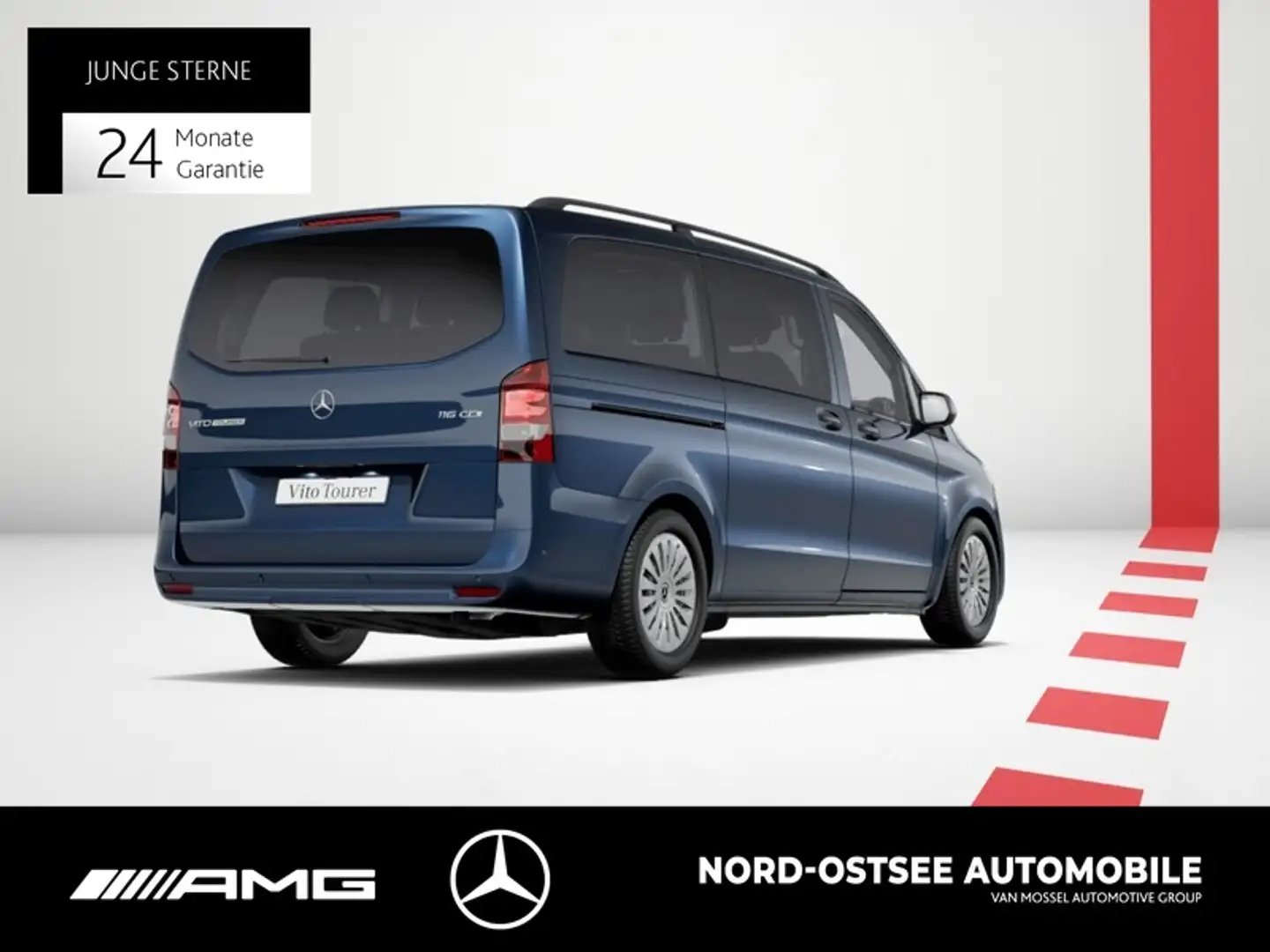 Mercedes-Benz Vito 116 TOURER NEUES MODELL NAVI KAMERA TEMPO Blau - 2