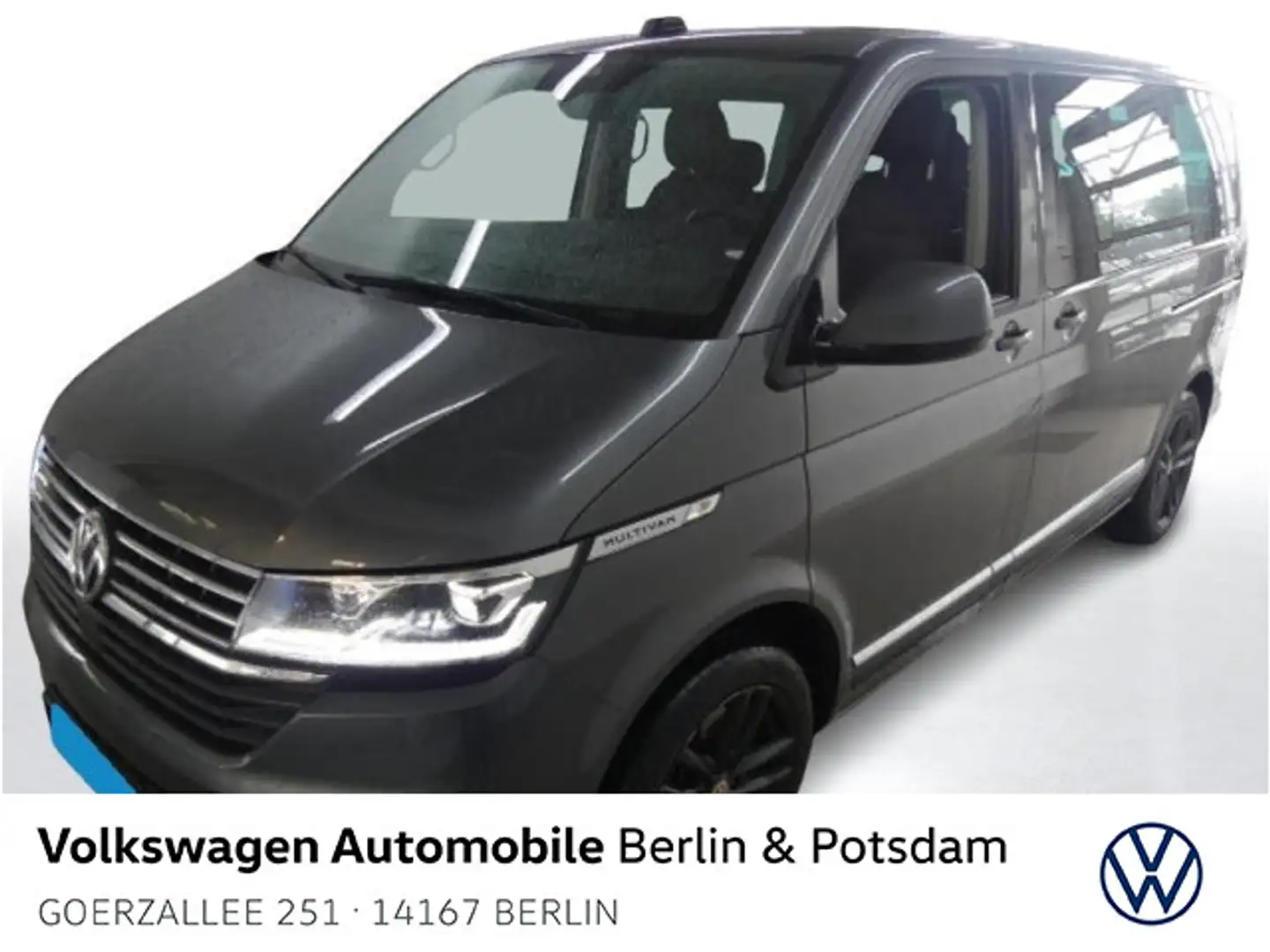 Volkswagen T6.1 Multivan 2.0 TDI DSG High 4M Navi Teilleder Grau - 1