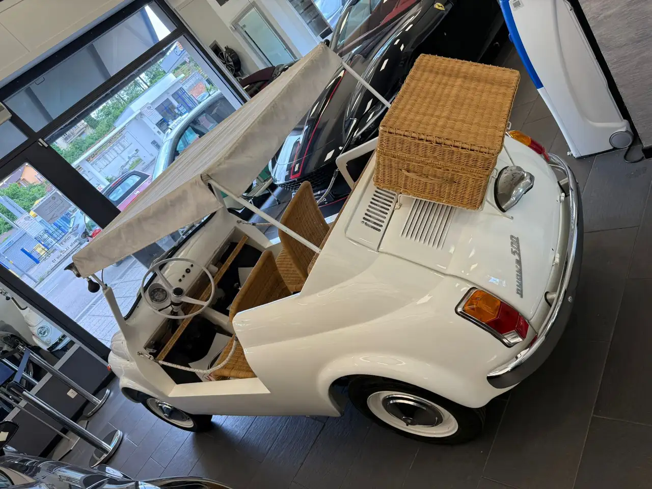 Fiat 500C SPIAGGINA JOLLY 1960 TARGHE NERE ORIGINALI, foto 4