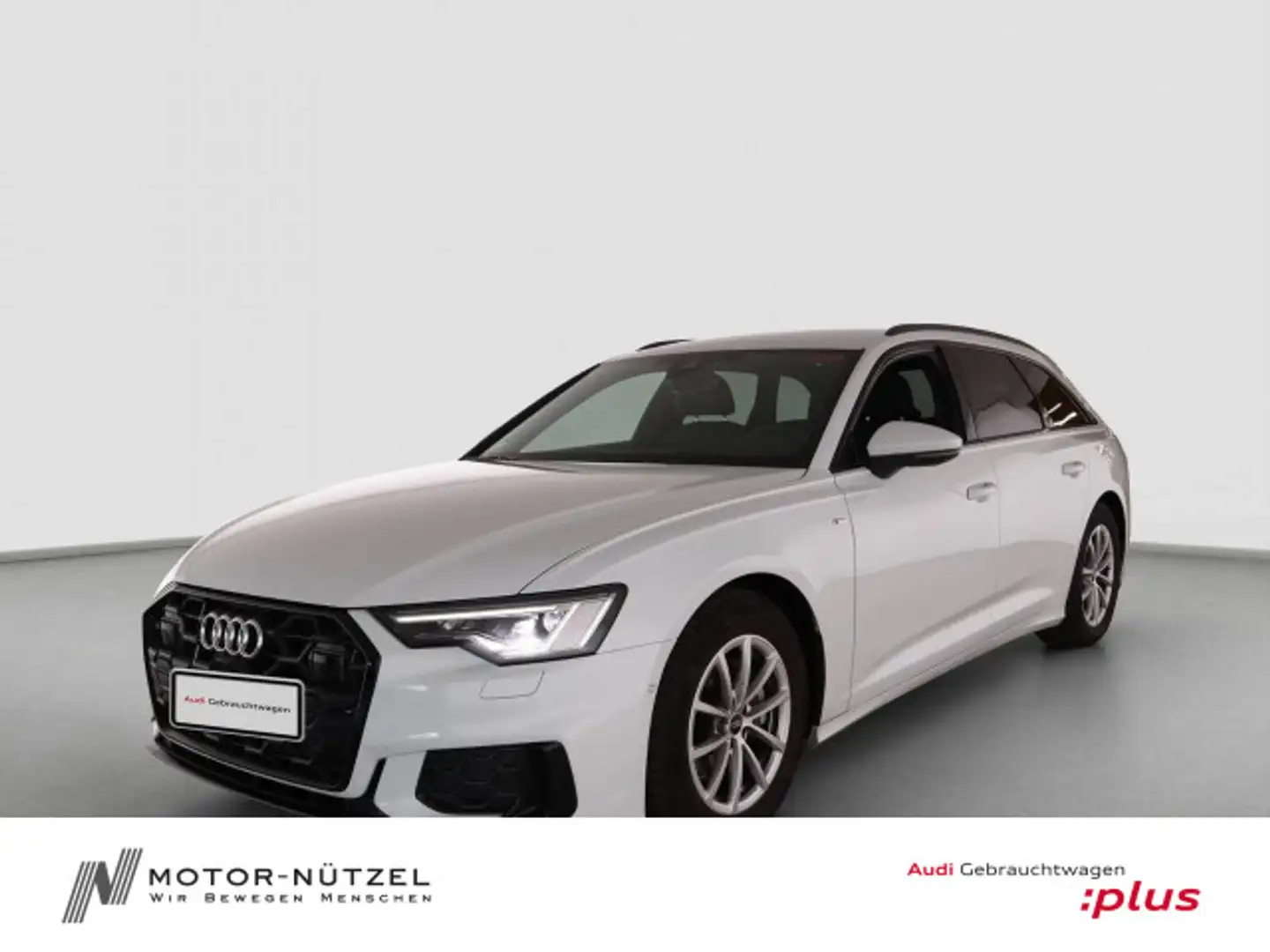 Audi A6 40 TDI S-TR S-LINE MATRIX+NAVI+HuD+ACC Weiß - 1