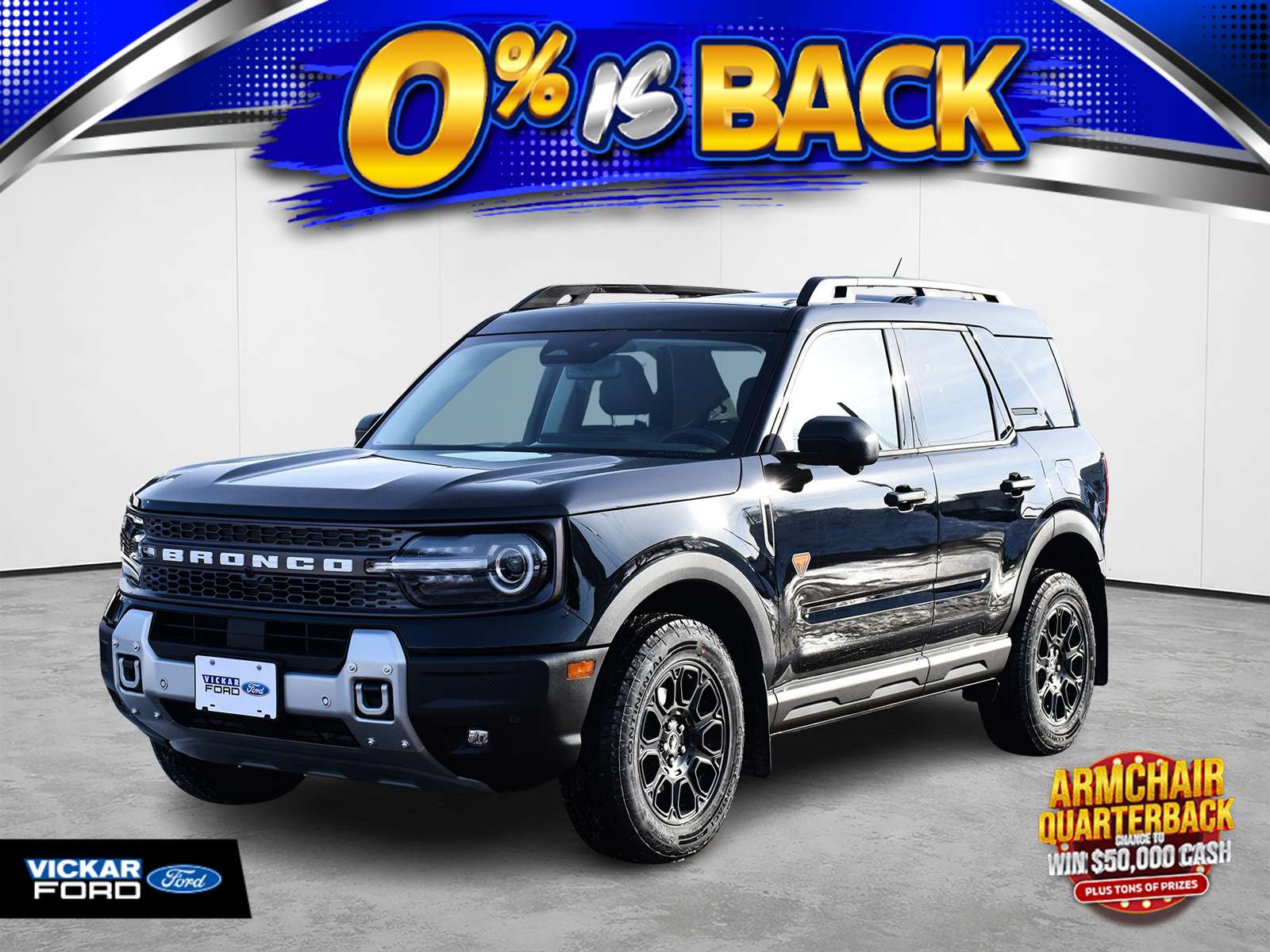 Black 2026 Ford Bronco Sport SUV / Crossover All-Wheel Drive Automatic