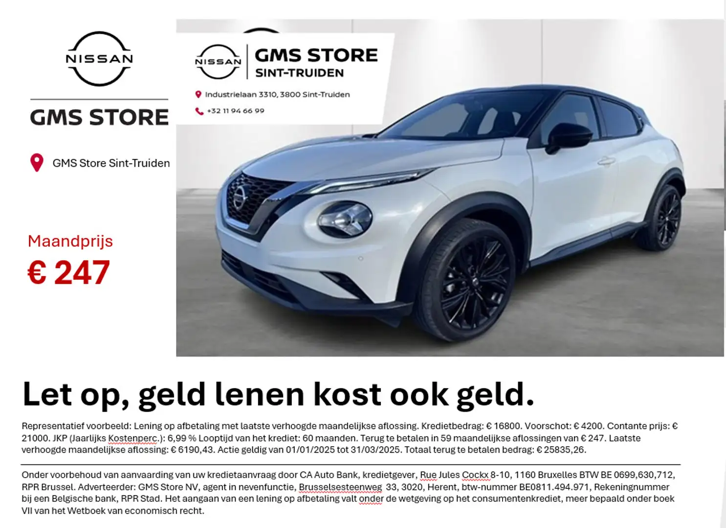 Nissan Juke ENIGMA PLUS Wit - 1