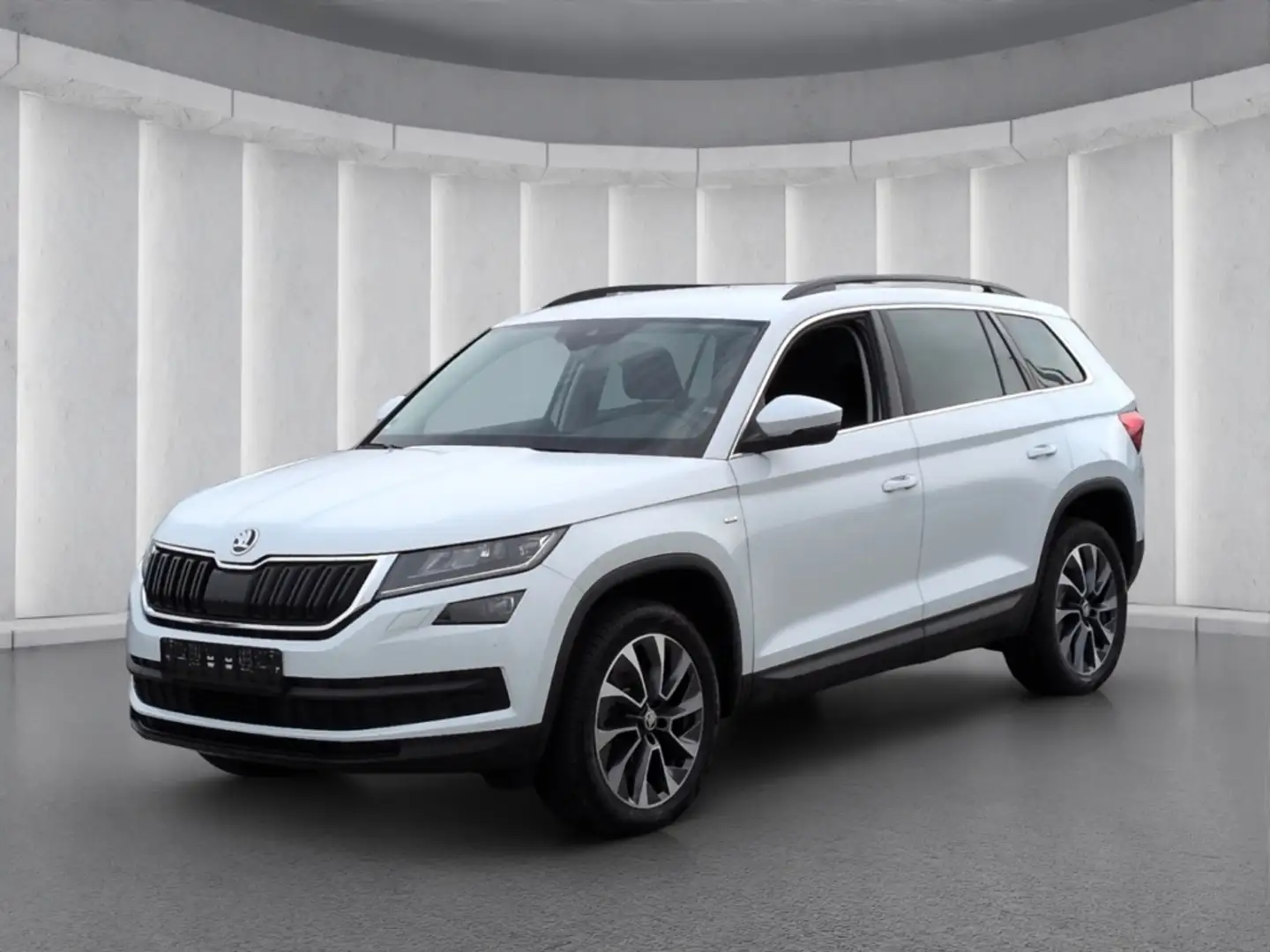 Skoda Kodiaq DRIVE 125 4x4 TDI*AHK LED ACC R-Kam Navi Weiß - 2