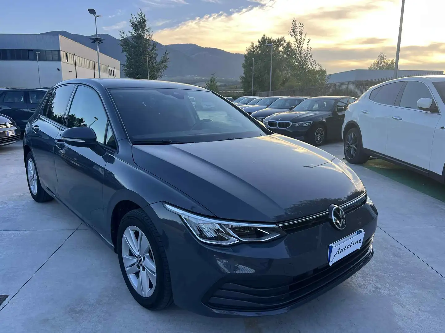 Volkswagen Golf Golf VIII 2.0 TDI 116Cv DSG -LUCI SOFFUSE-PALETTE Grigio - 1