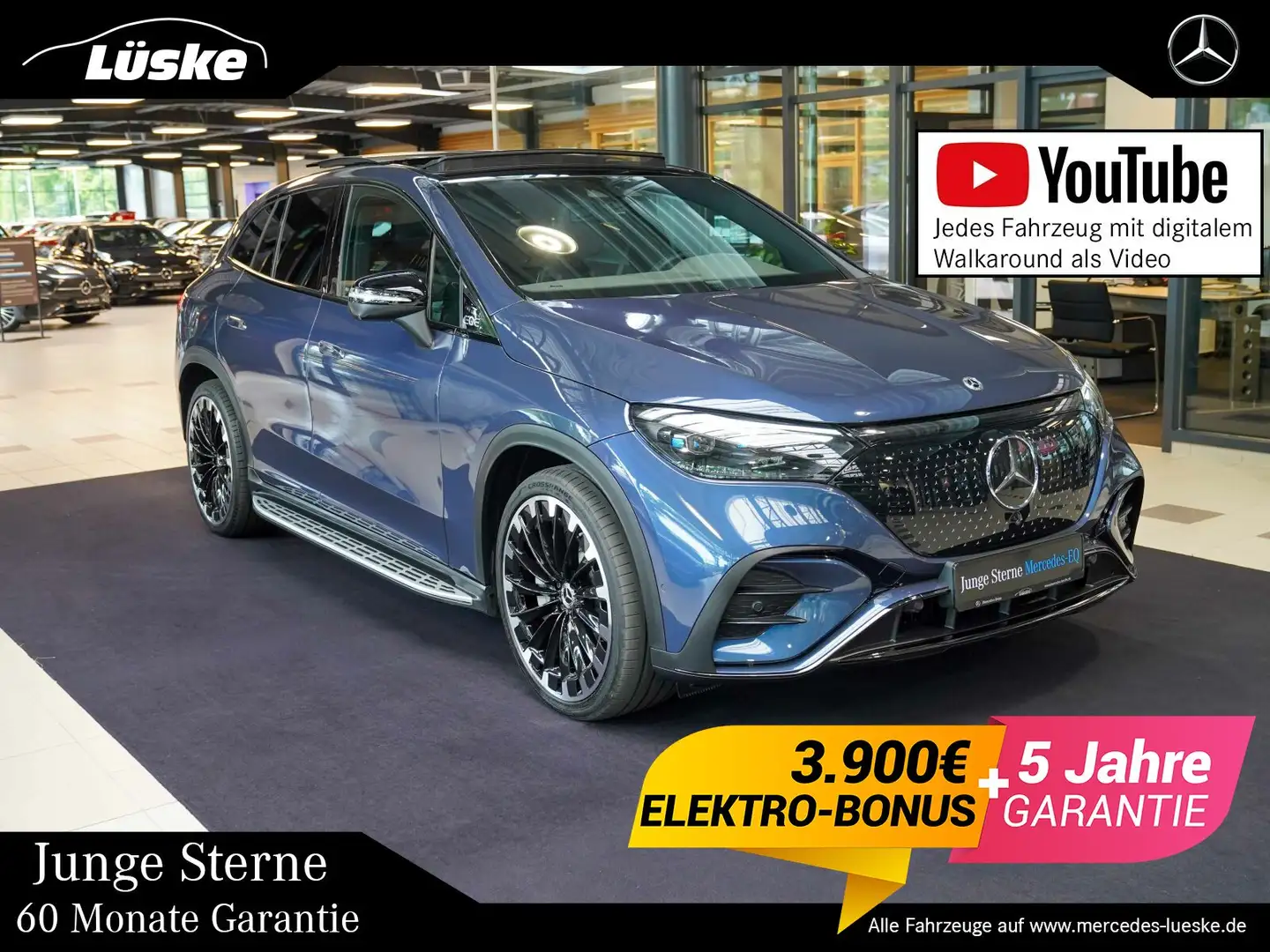 Mercedes-Benz EQE 500 EQE 500 500 4M AMG Line AIRMATIC Hinterachslenk Blau - 1