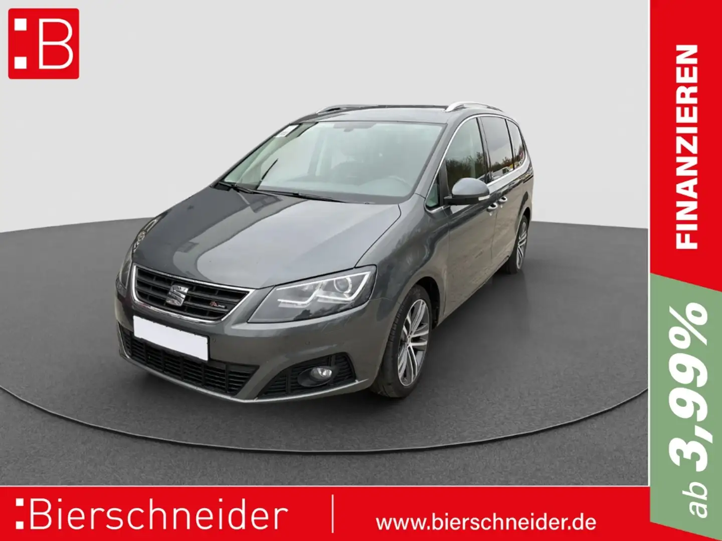 SEAT Alhambra 2.0 TDI FR-Line AHK 7SITZE XENON 1 HAND Gris - 1