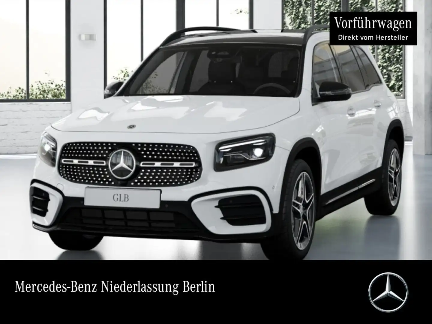 Mercedes-Benz GLB 220 4M AMG+NIGHT+PANO+360°+AHK+MULTIBEAM+19" Weiß - 1