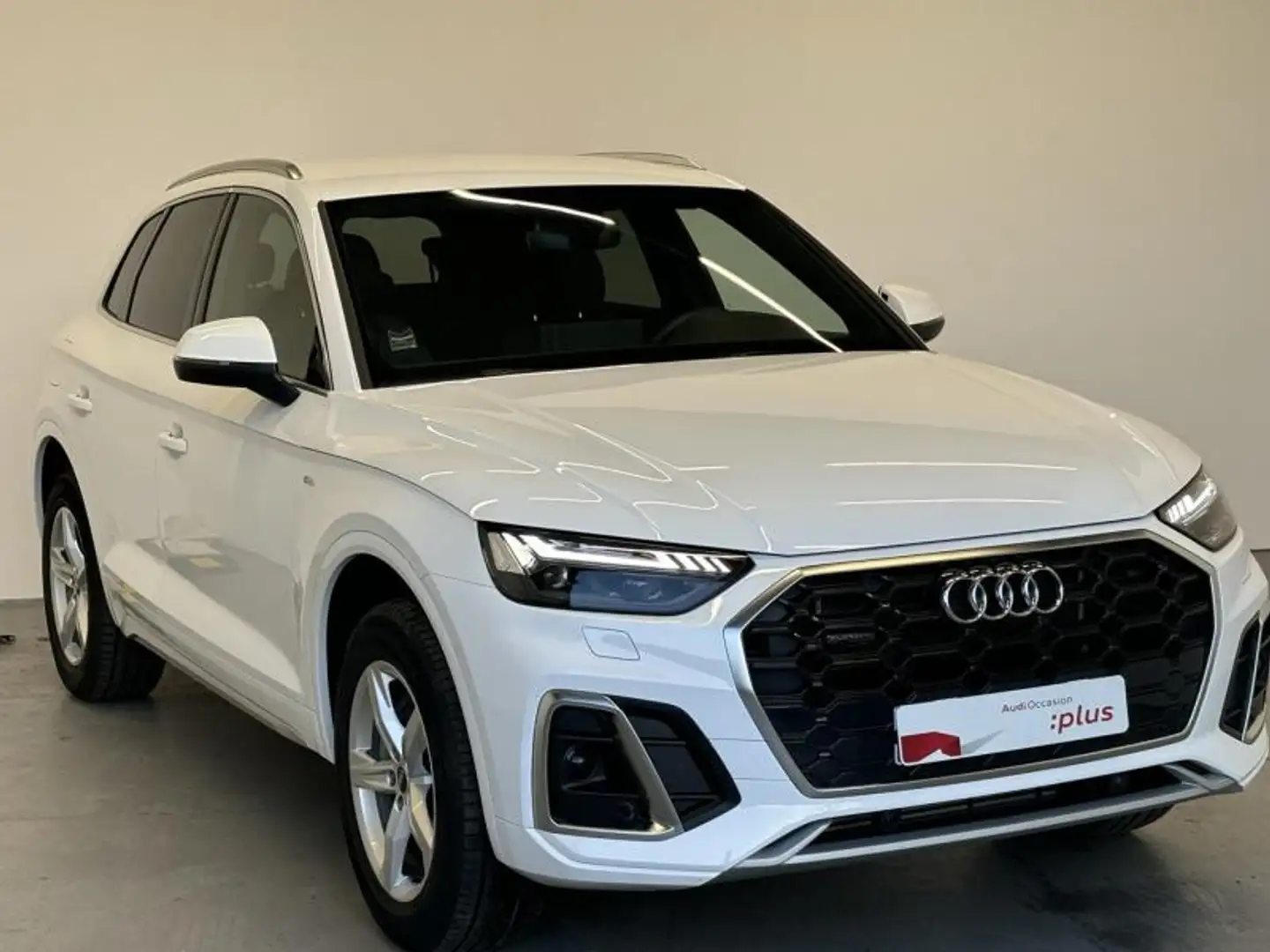 Audi Q5 50 TFSI e 299ch S line quattro S tronic 7 Blanc - 2