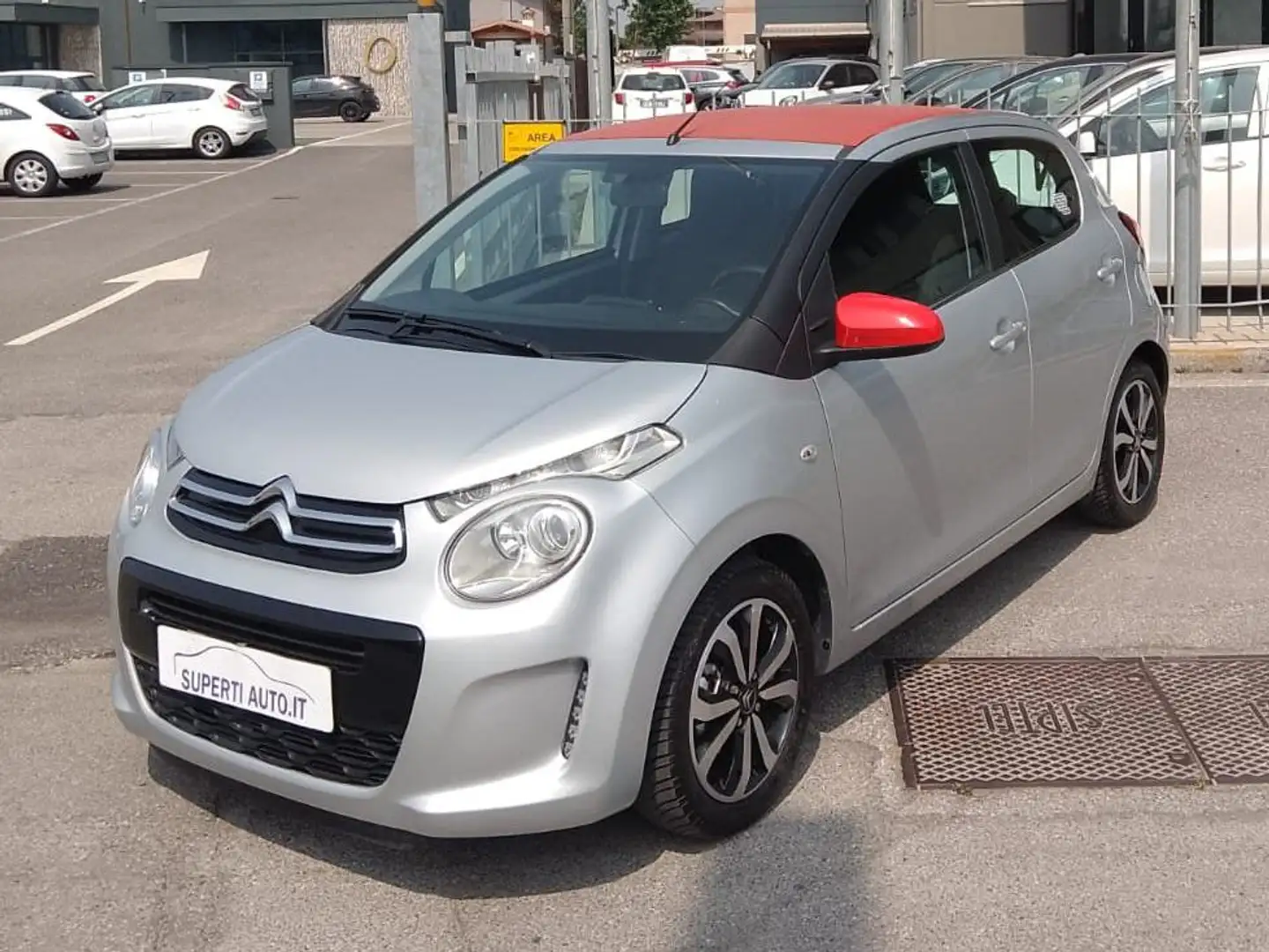 Citroen C1 C1 5p 1.0 vti Shine cabrio neopatentati Argento - 1