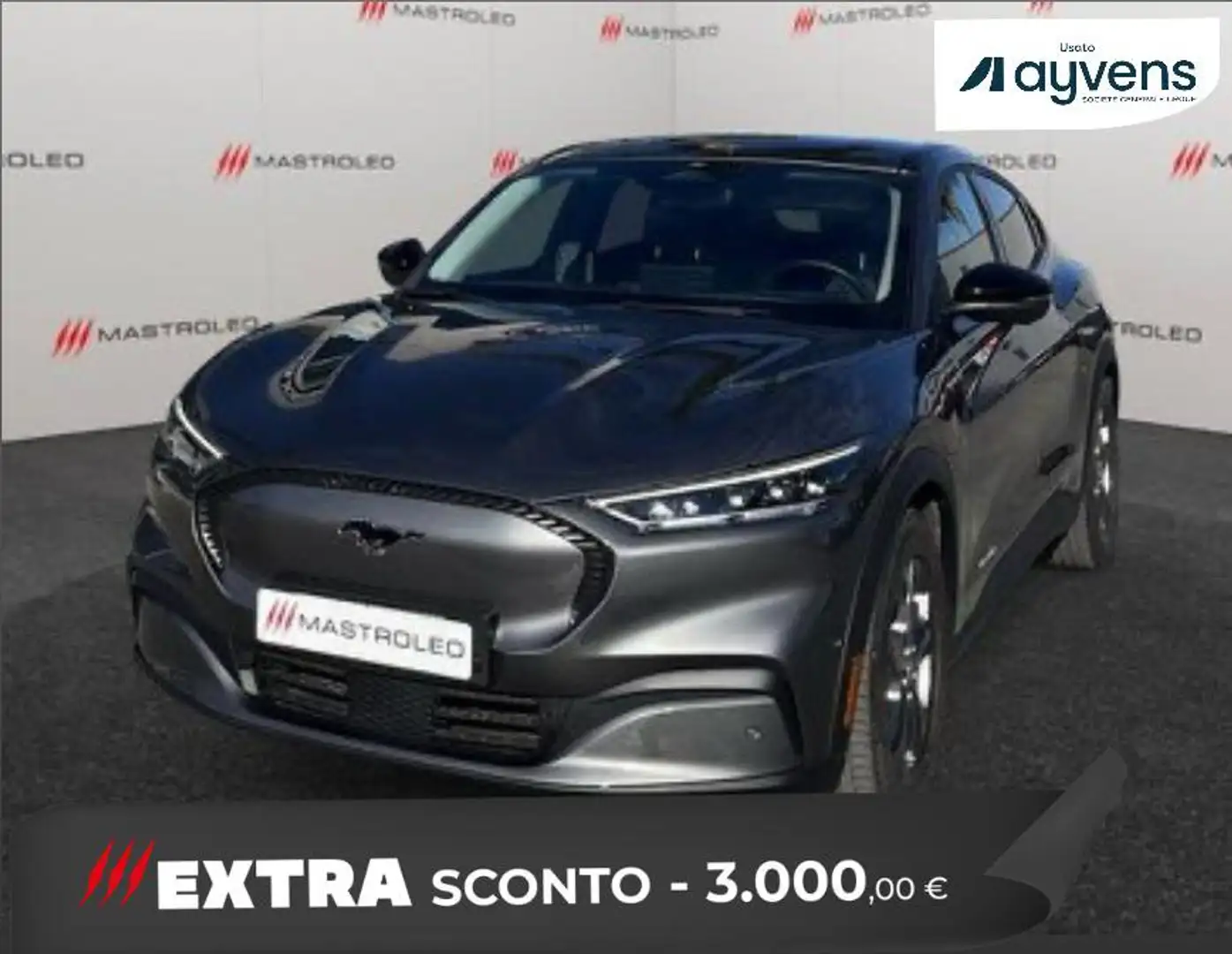 Ford Mustang Mach-E Mustang Mach-e standard range Premium awd 269cv a Gris - 1