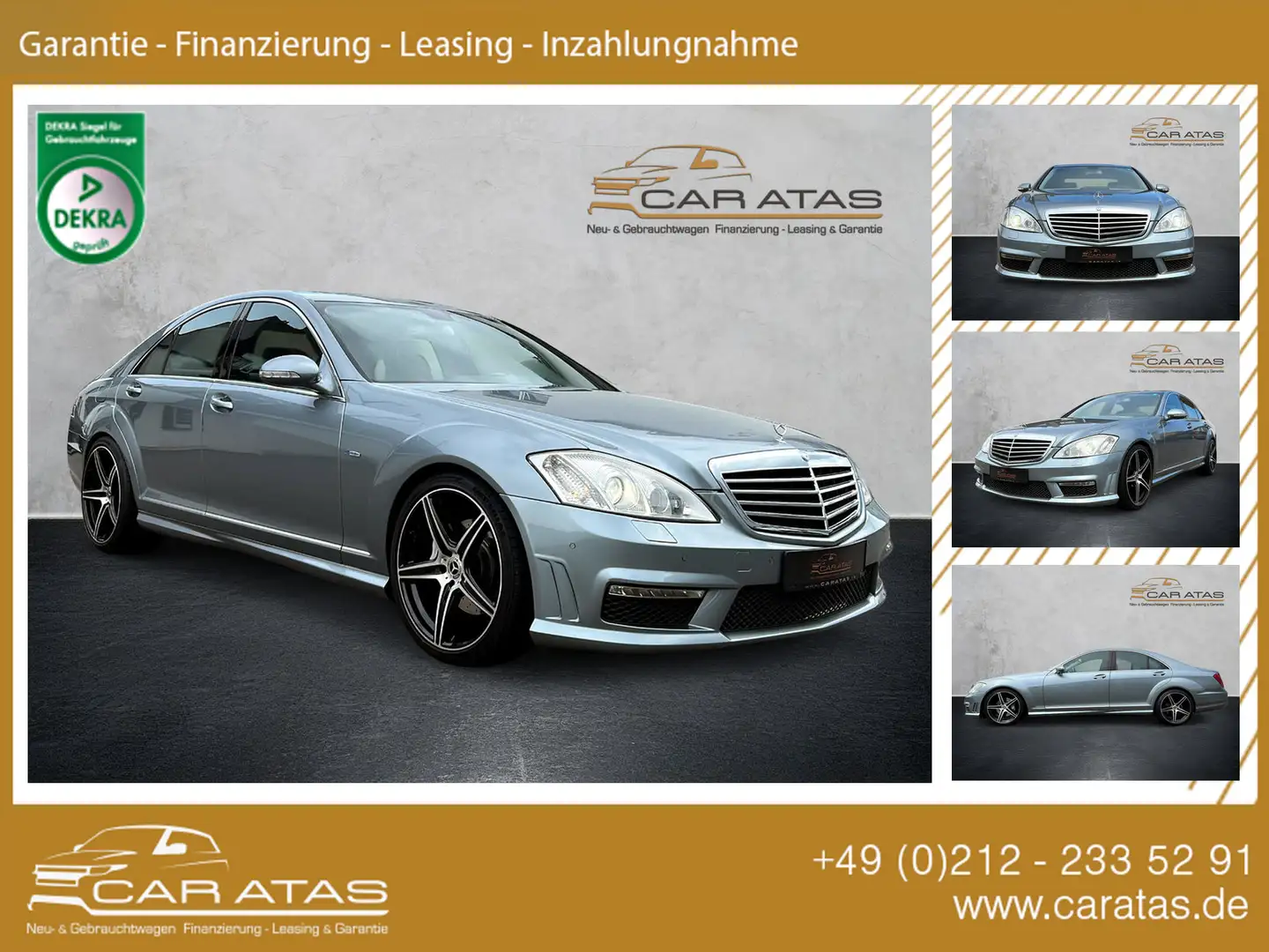 Mercedes-Benz S 320 CDI AMG GSHD NAVI BI XENON HARMAN KARDON Gris - 1