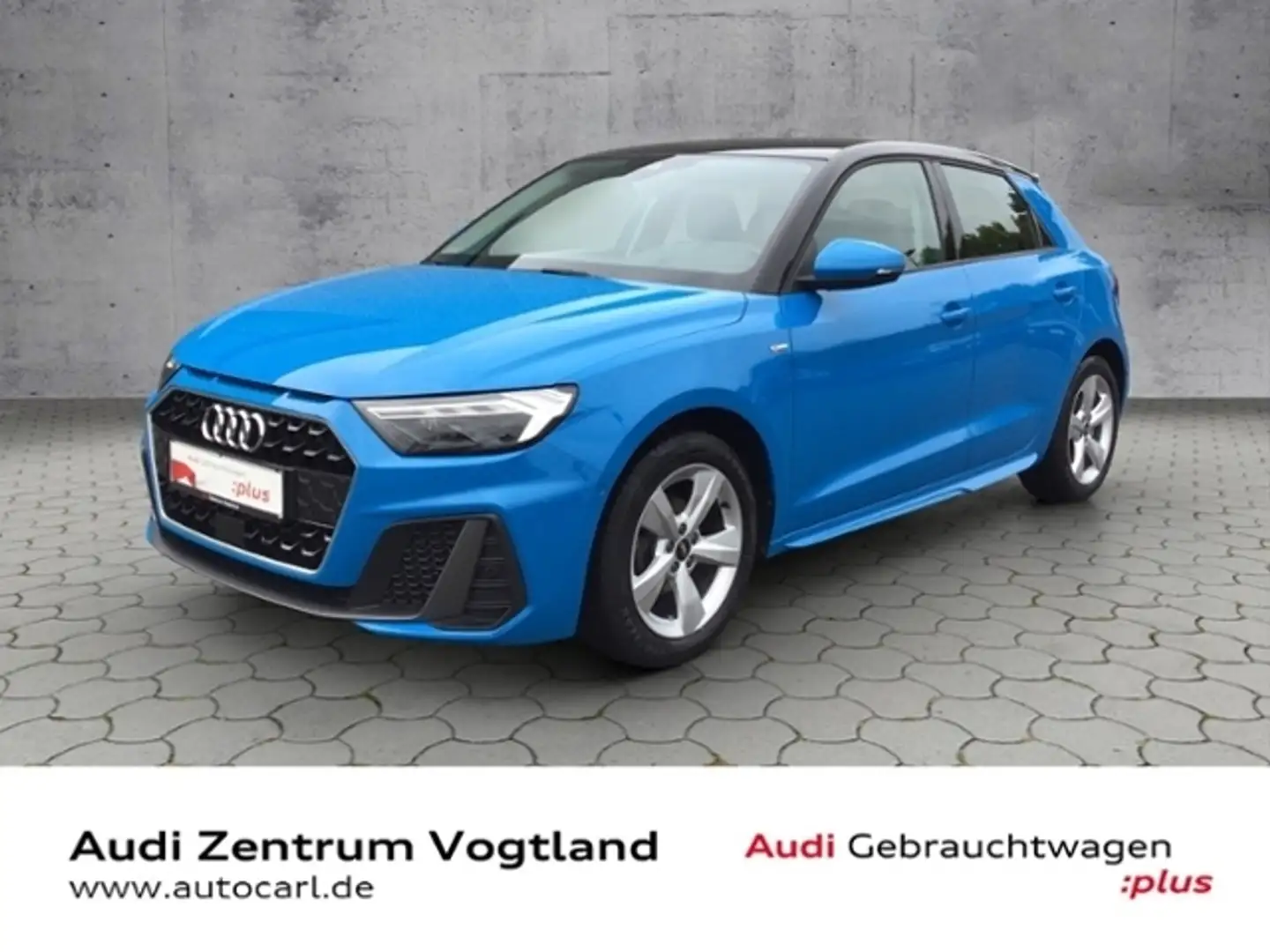Audi A1 Sportback S line 25 TFSI S-tronic LED/NAV/SHZ KLI Bleu - 1