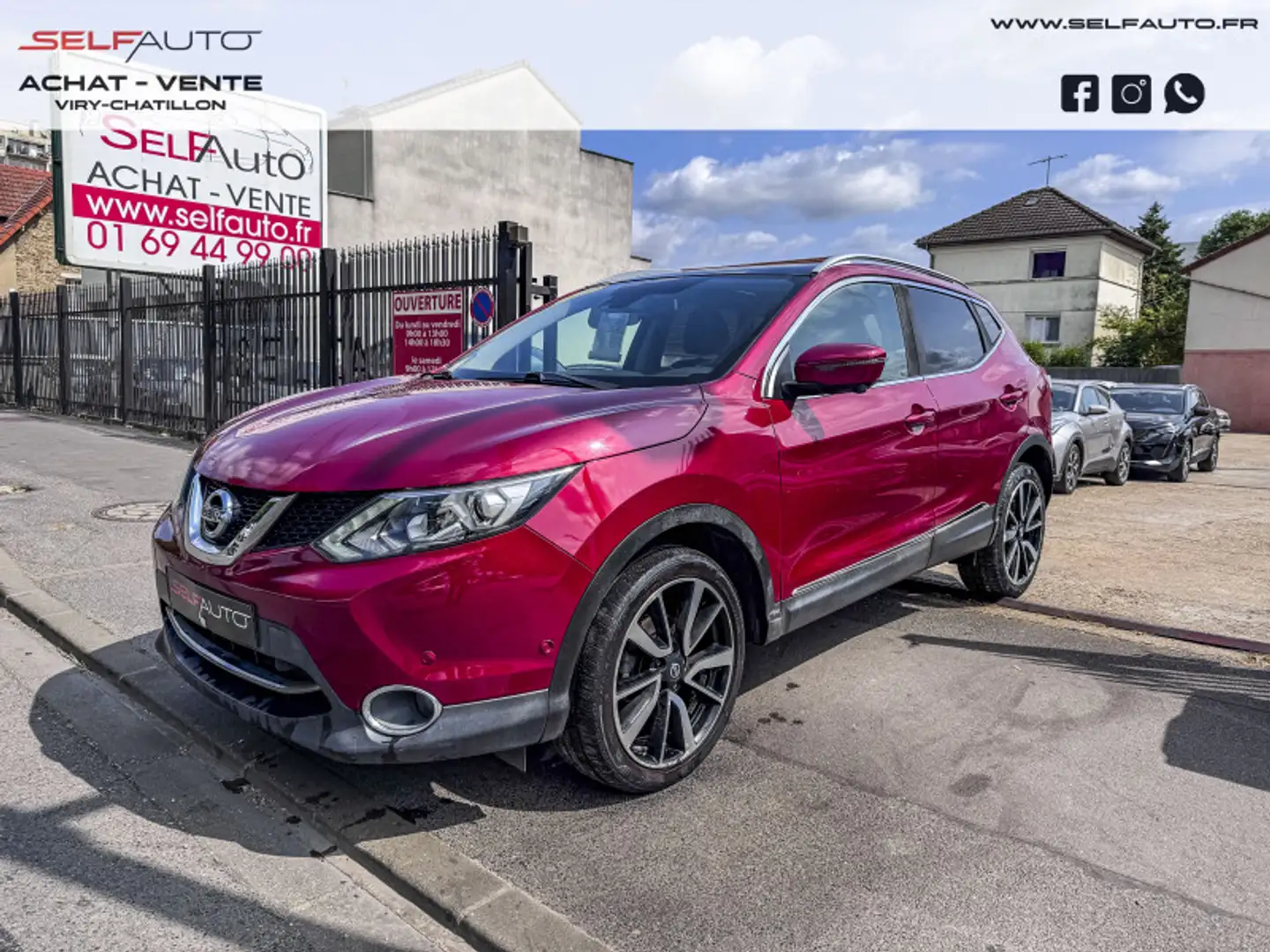 Nissan Qashqai 1.6 DCI 130CH TEKNA XTRONIC Rojo - 1
