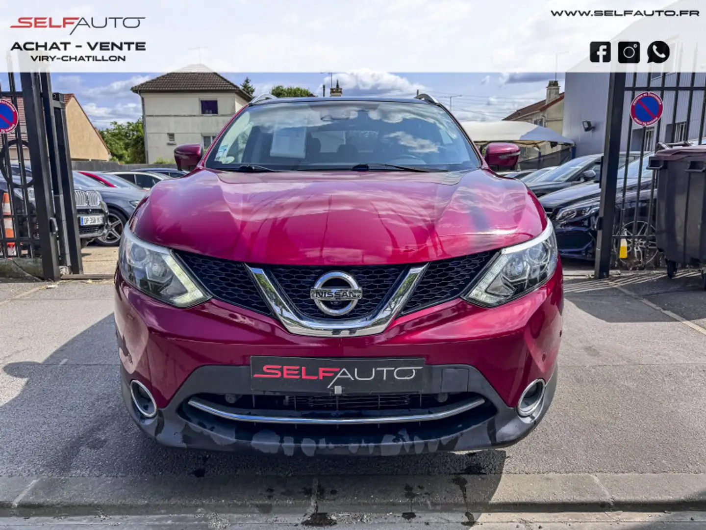 Nissan Qashqai 1.6 DCI 130CH TEKNA XTRONIC Rojo - 2