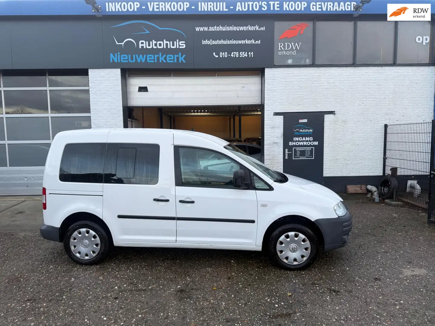 Volkswagen Caddy LIFE- 1.4- met onderhoudshistorie, Airco en een ni Wit - 1