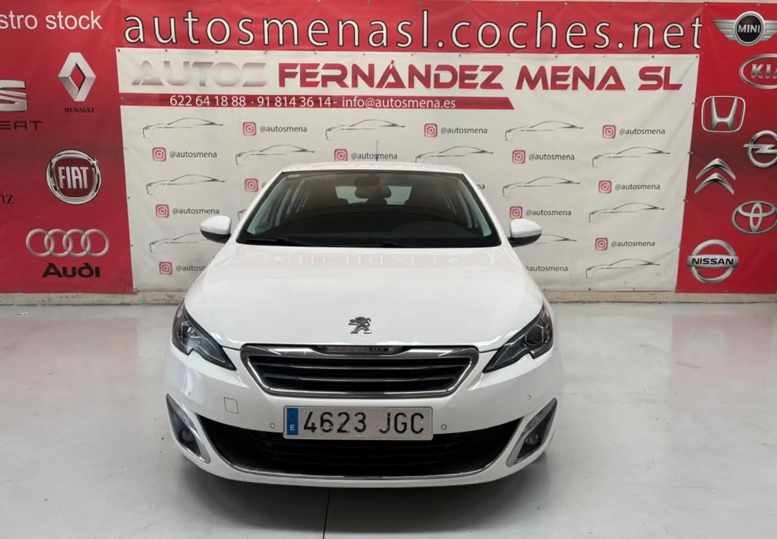 Peugeot 308 1.2 PureTech S&S Allure 110 Wit - 2
