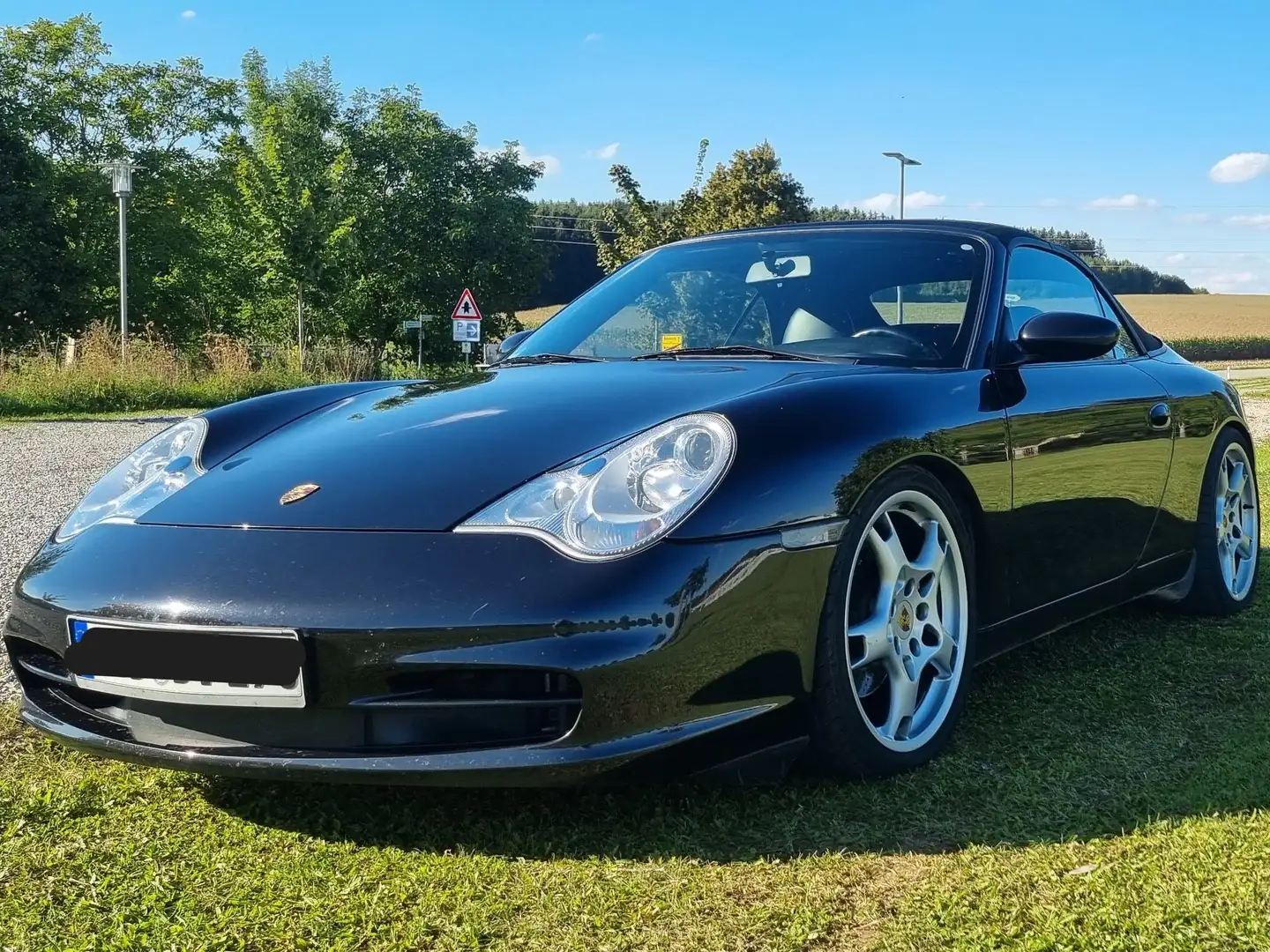 Porsche 911 996 Carrera 4 Cabrio Siyah - 1