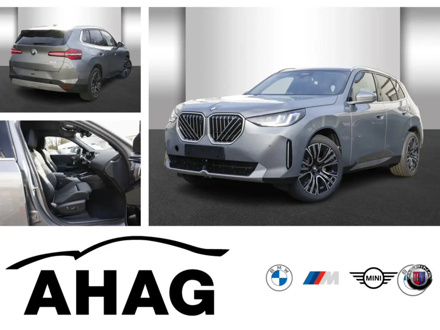 BMW X3 xDrive20d AT Panorama Klimaaut. AHK Grijs - 1