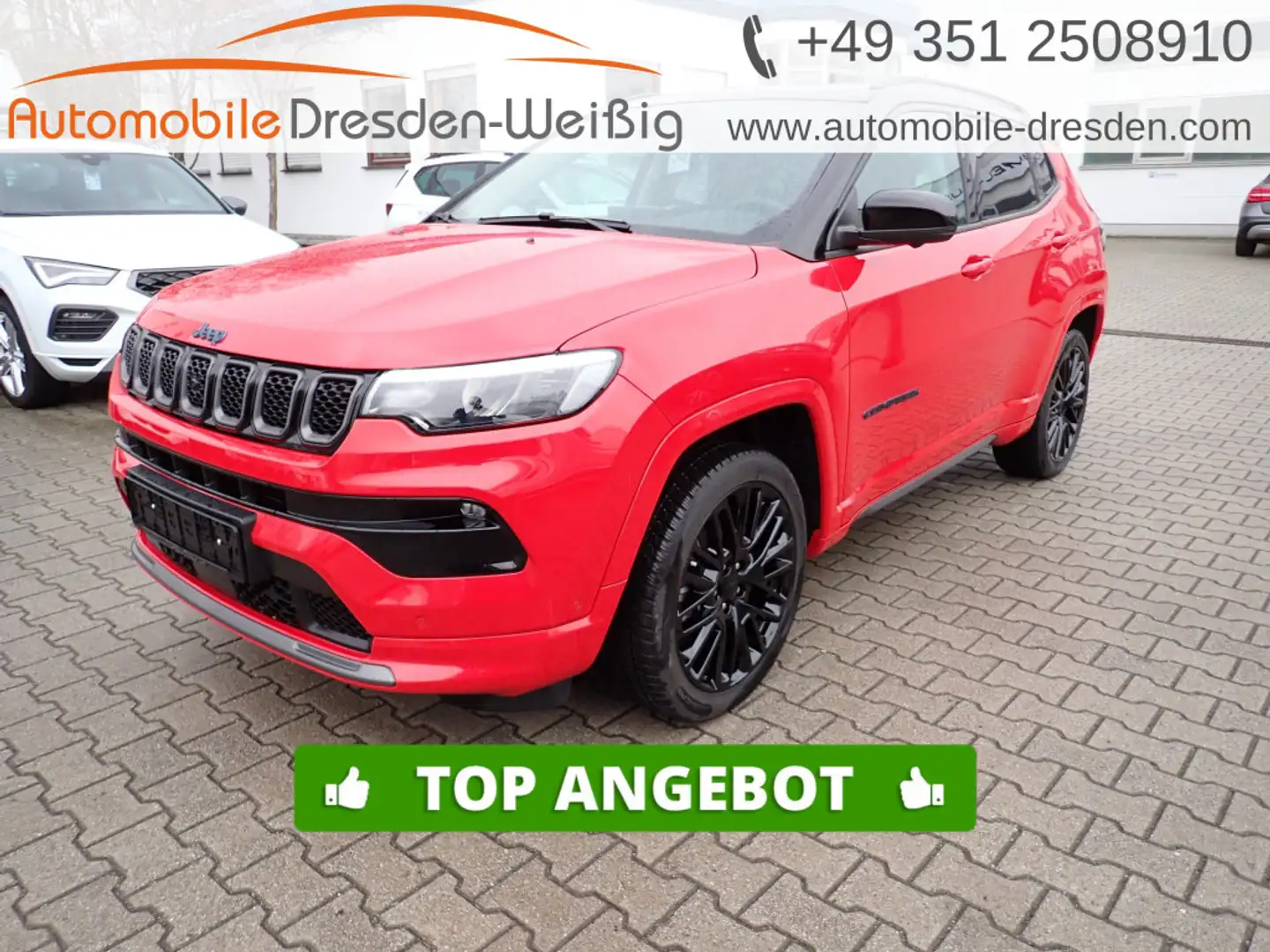 Jeep Compass S Plug-In Hybrid 4xe*Nav*ACC*Alpine*Pano Rouge - 1