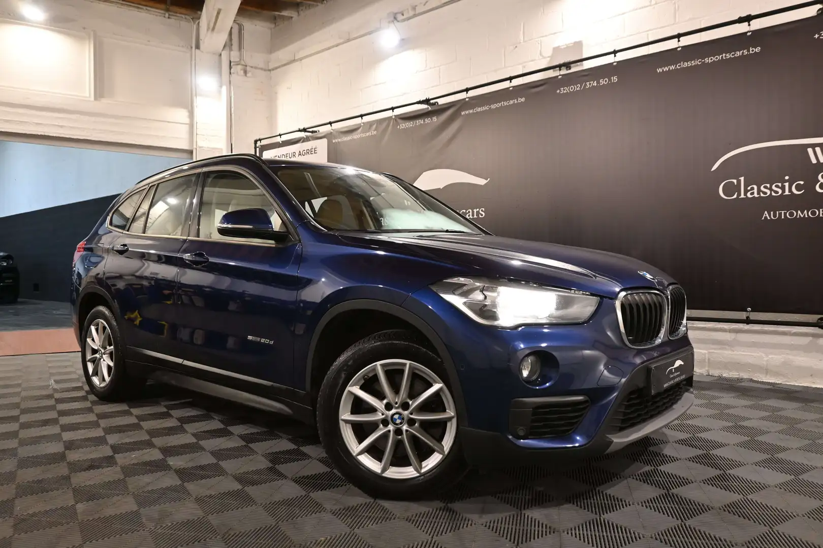 BMW X1 2.0 dA sDrive20 / HEAD UP / GPS NAVI / PDC Bleu - 2
