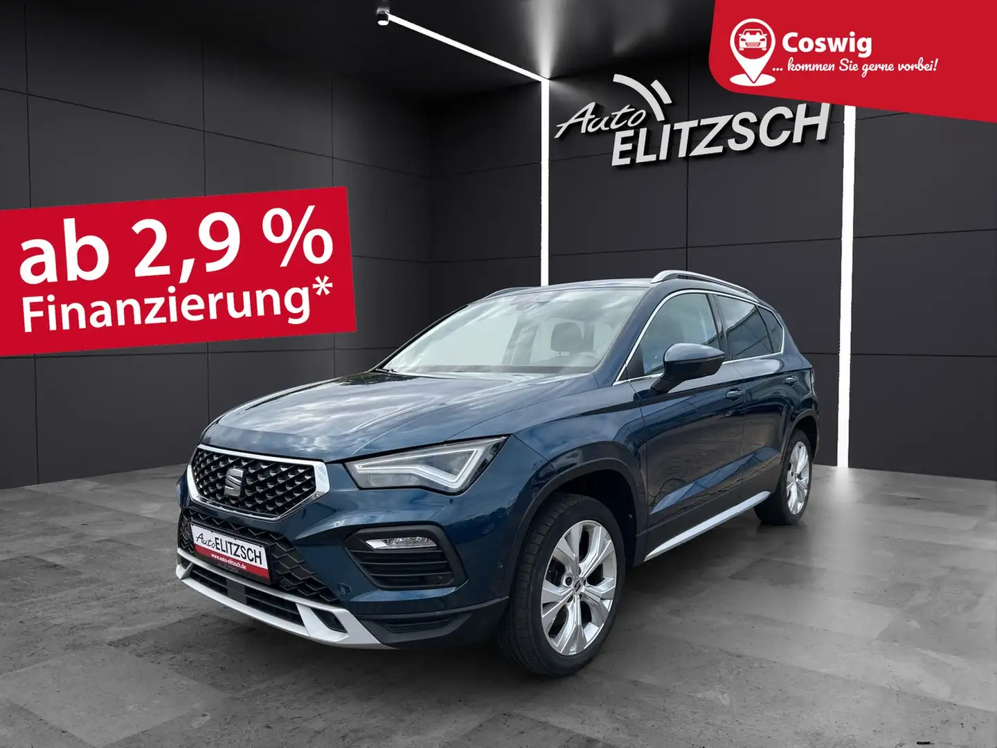SEAT Ateca TDI Xperience DSG LED AHK Navi ACC RFK SH 18" Blau - 1