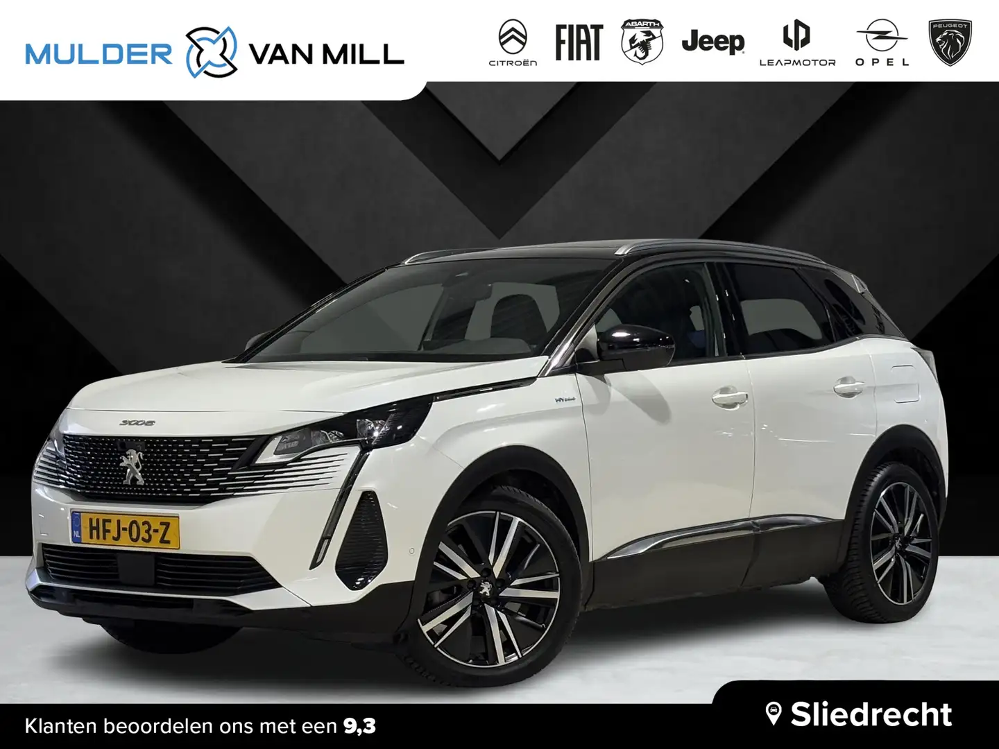 Peugeot 3008 GT 1.6 Turbo 225pk HYbrid e-EAT8 | SCHUIF/KANTELDA Bianco - 1