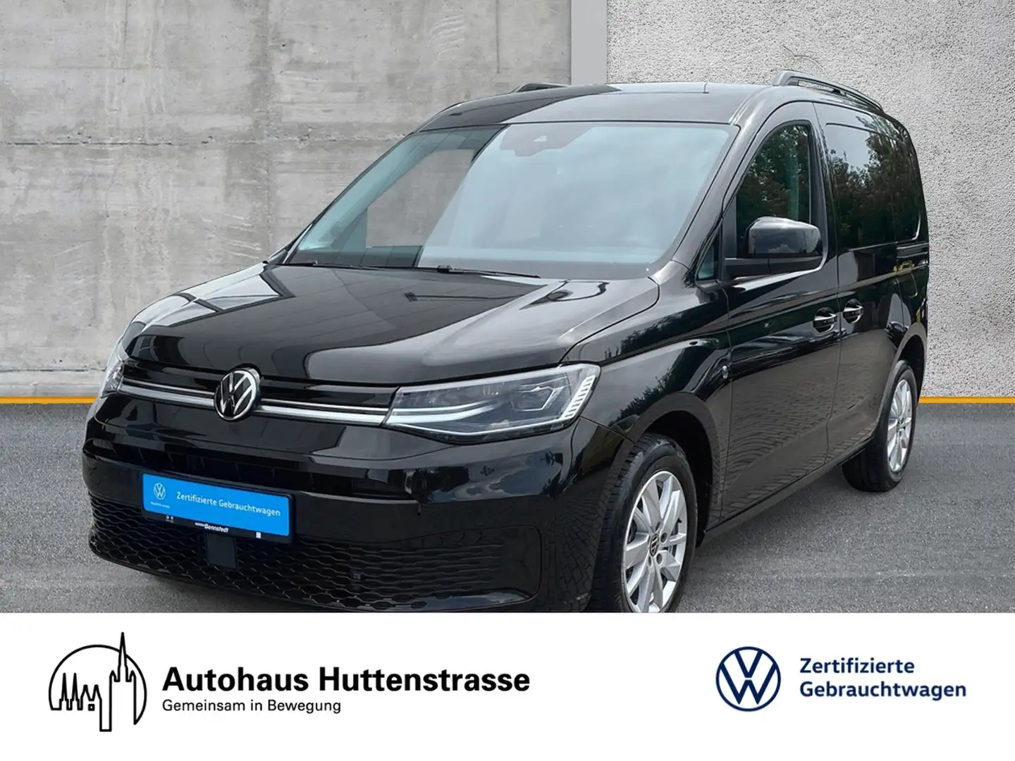 Volkswagen Caddy 2.0 TDI DSG Life LED KAMERA AHK Schwarz - 1