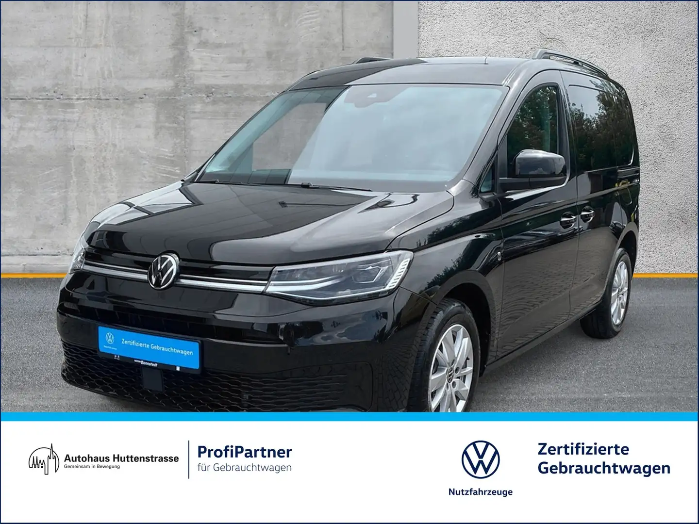 Volkswagen Caddy 2.0 TDI DSG Life LED KAMERA AHK Schwarz - 1