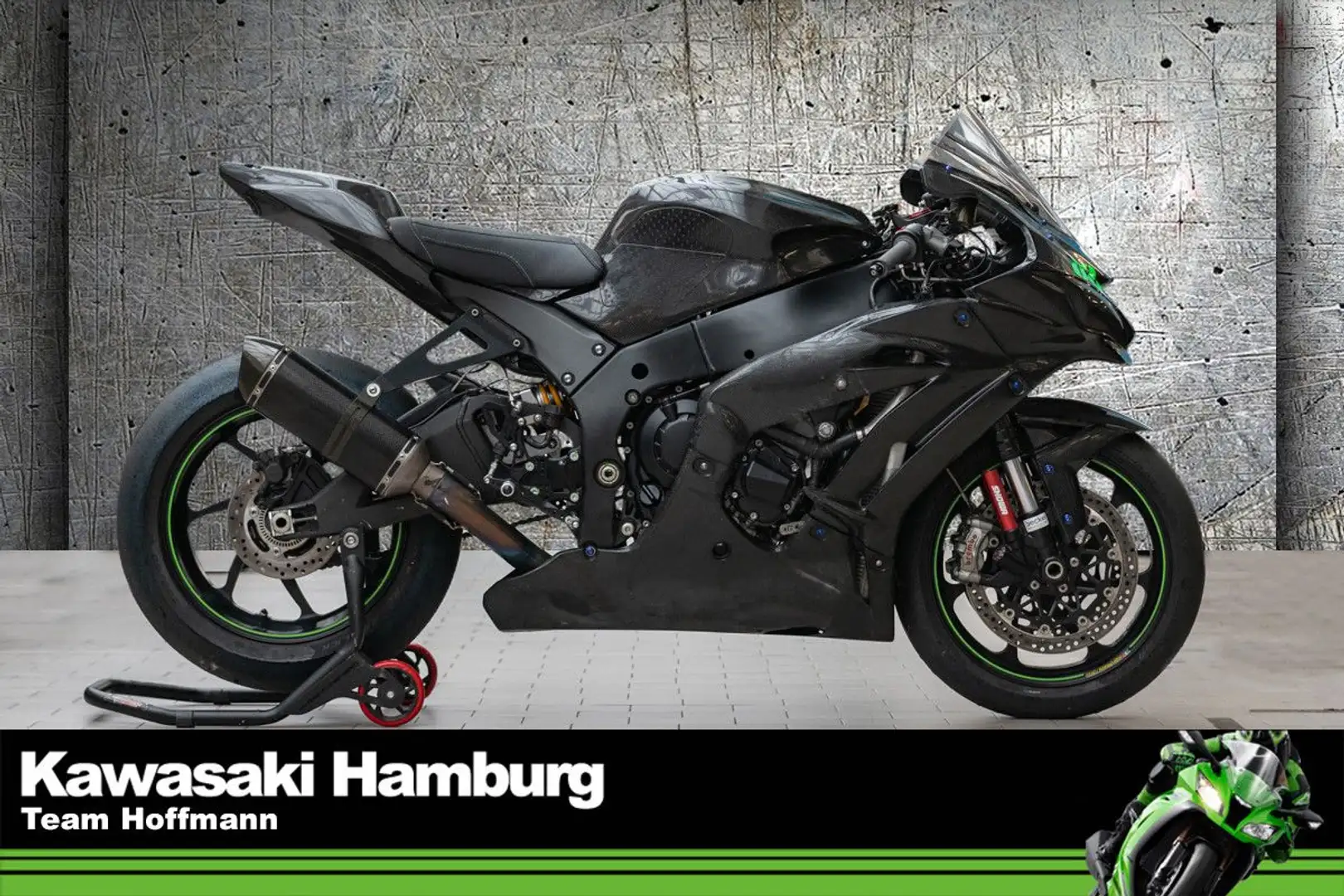 Kawasaki ZX10RR Renner, Akrapovic Komplettanlage crna - 1