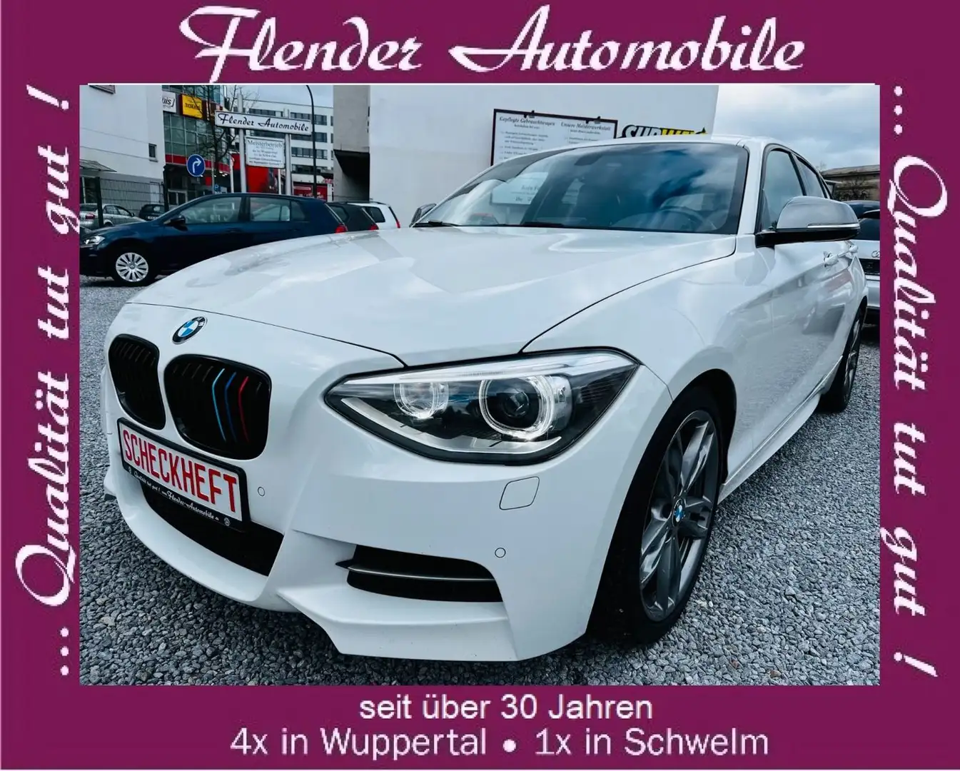BMW 135 i Scheckheft,NaviProf.,5Tür. 3J.Hausgarantie Blanco - 1