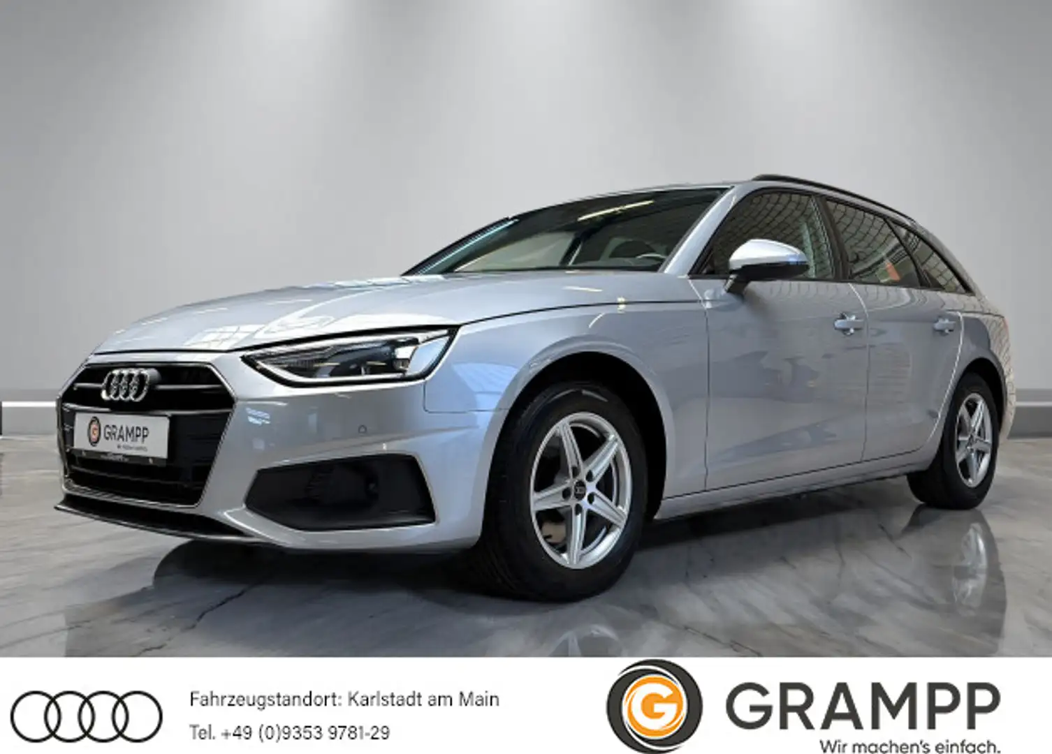 Audi A4 35 TDI S-tronic +AHK+NAVI+SHZ+ Zilver - 1
