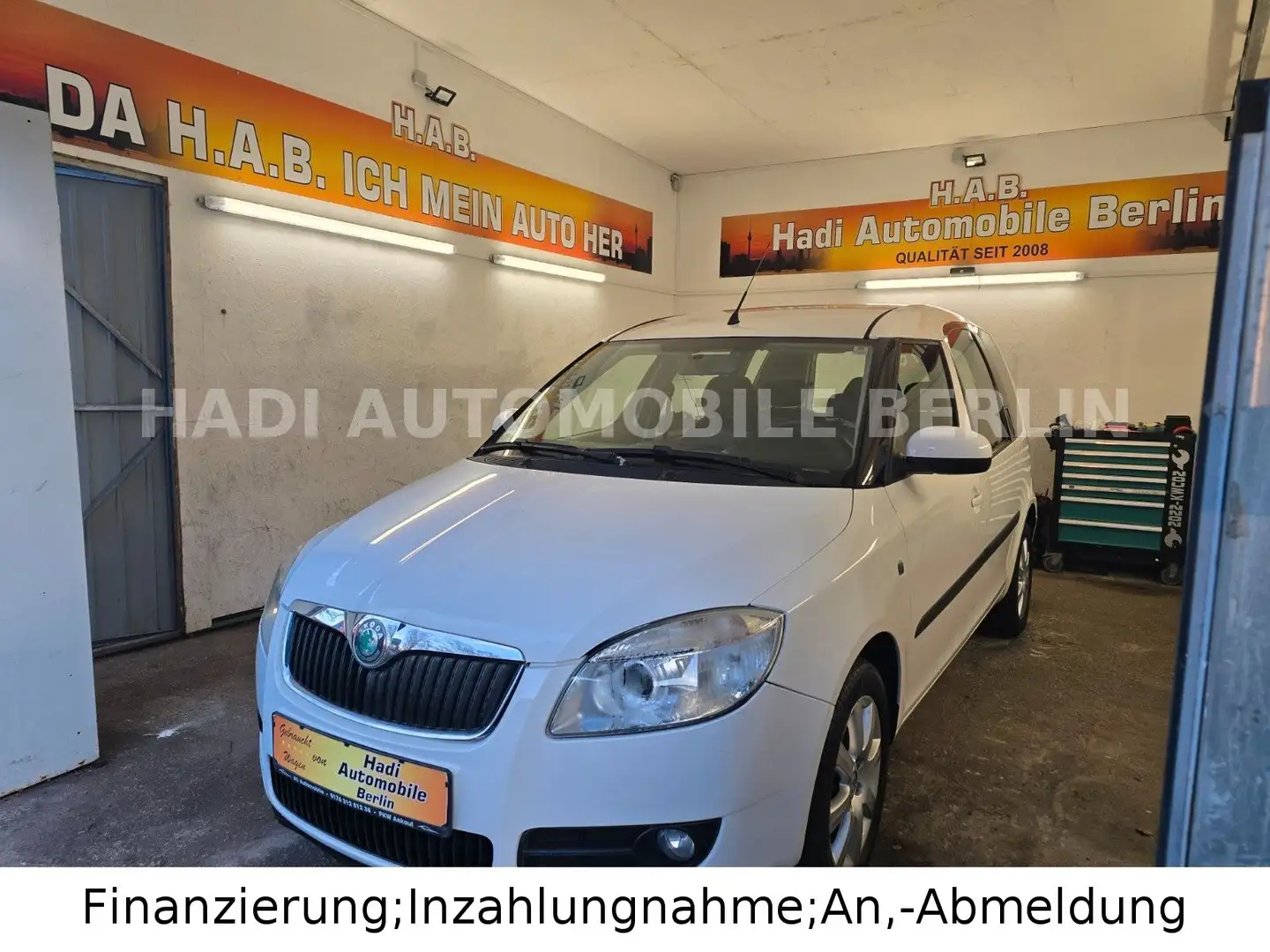 Skoda Roomster Style/Benzin/LPG Gas/TÜV Neu Weiß - 1