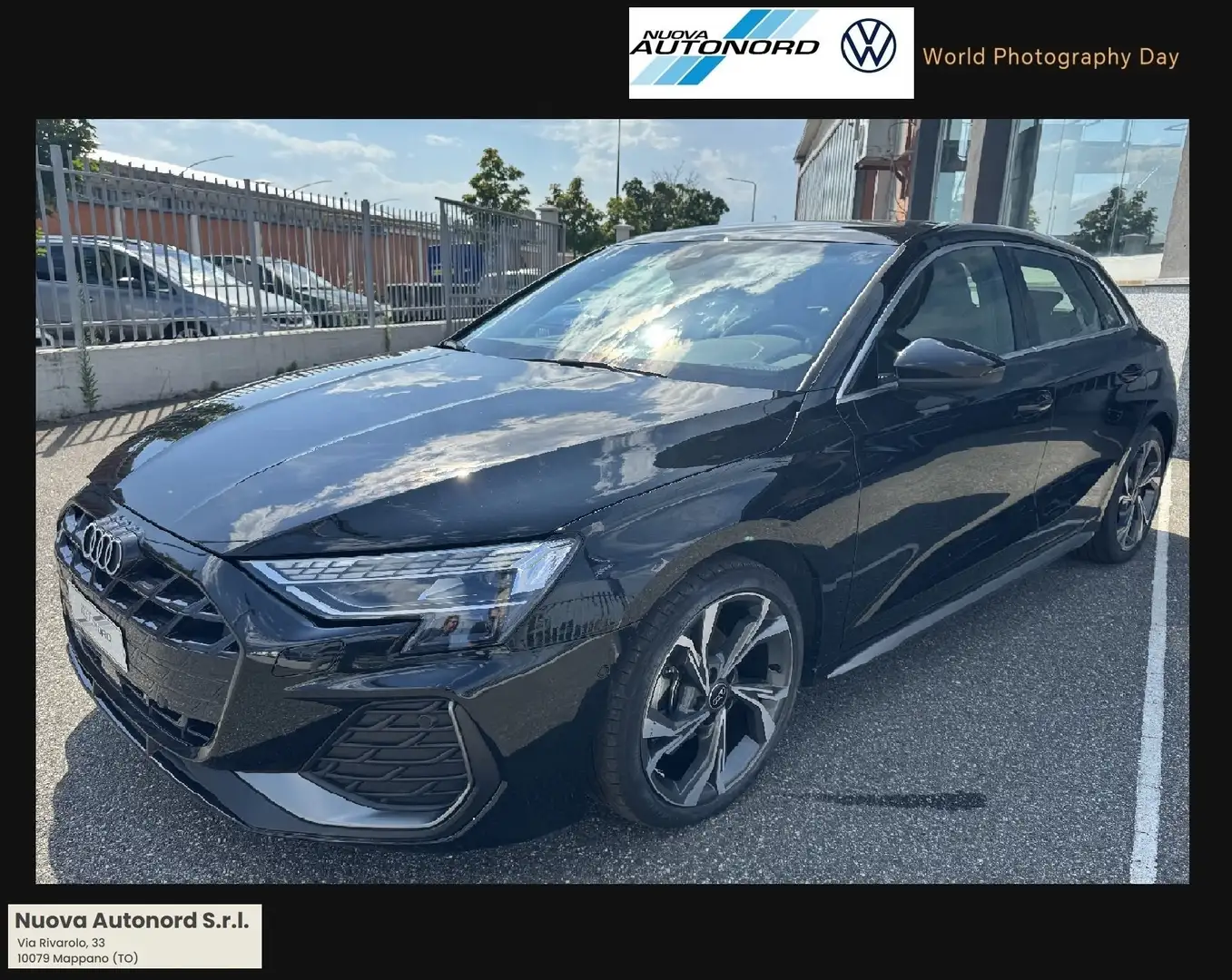 Audi A3 sportback 35 TFSI S tronic S line edition Nero - 2