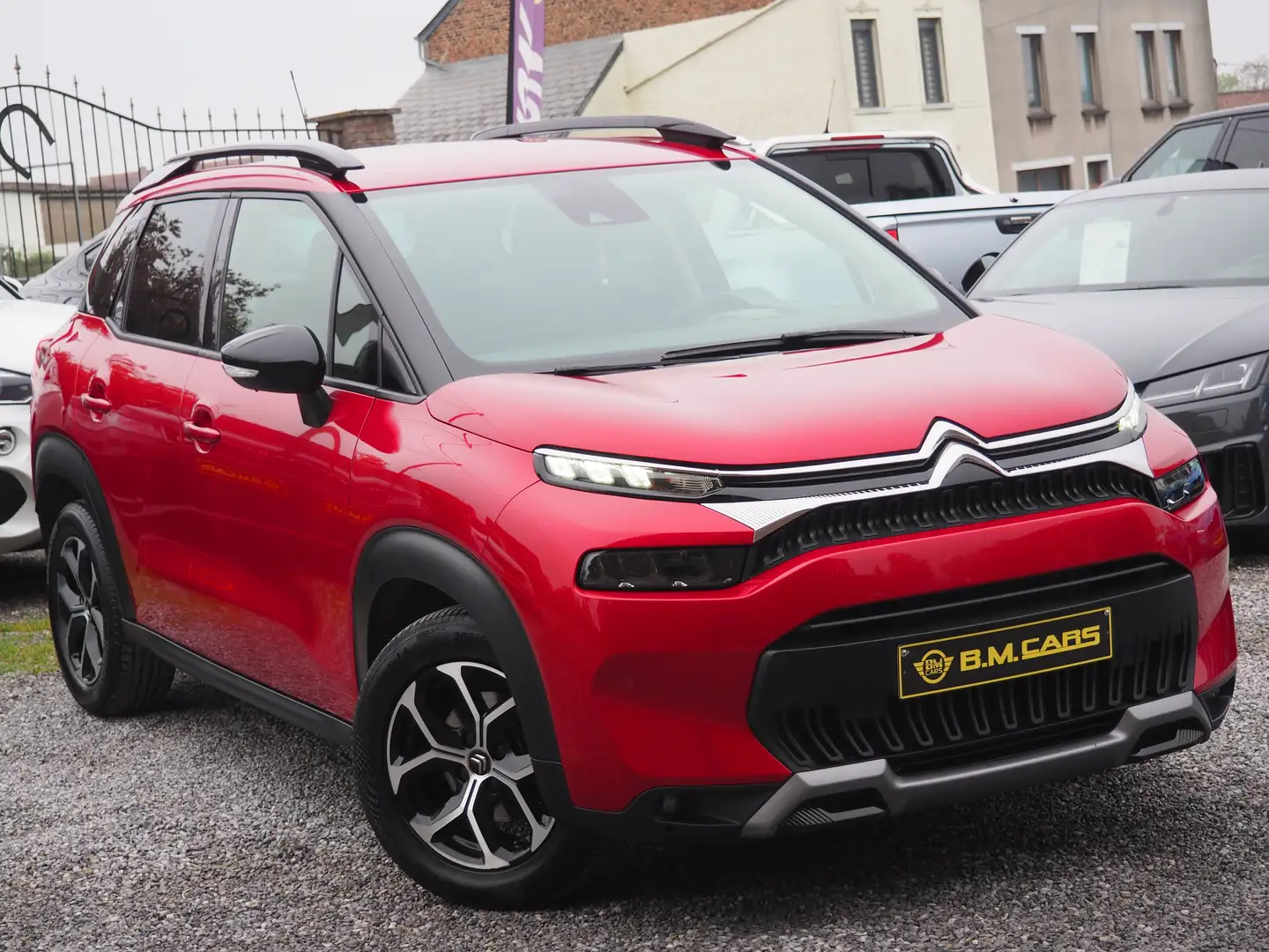 Citroen C3 Aircross 1.5 BlueHDi ✅SHINE✅BOITE AUTO-CUIR-GPS-LED-EU6 Rood - 2