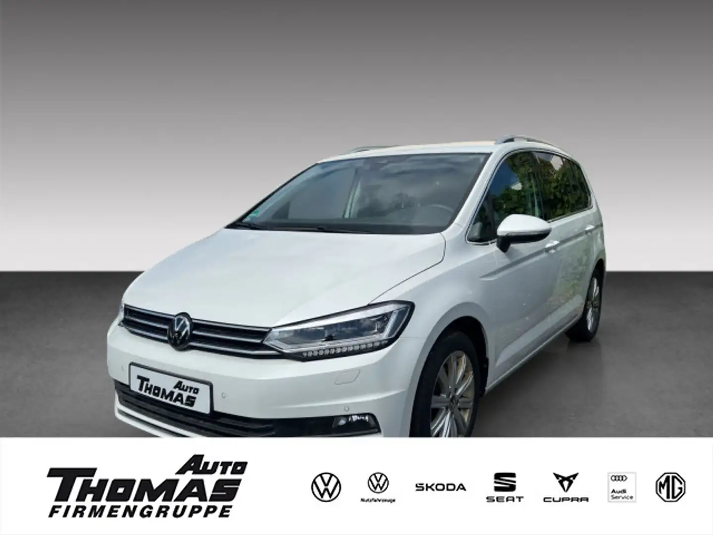 Volkswagen Touran 2.0 TDI DSG Highline SHZ Klima GRA Weiß - 1