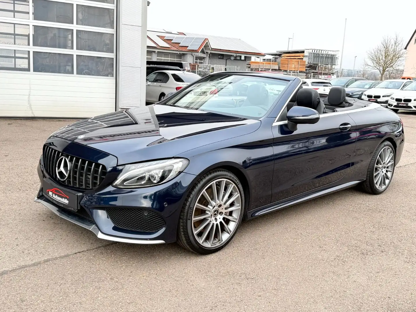Mercedes-Benz C 250 Cabrio 9G *AMG Line* Navi_LED_Kamera_19" Bleu - 1
