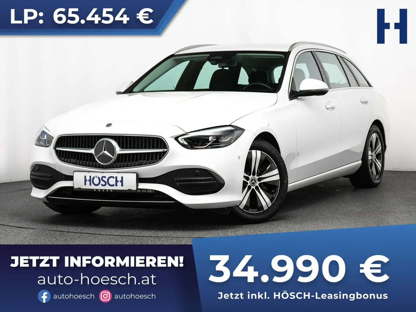 Mercedes-Benz C 200 d T Avantgarde SCHNÄPPCHEN -46% Weiß - 1