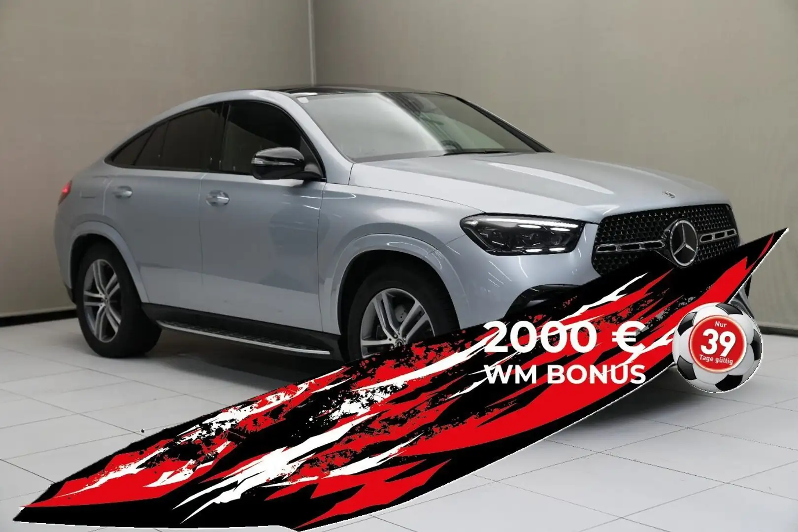 Mercedes-Benz GLE 350 de 4MATIC Coupé ACC W-Paket Sport S-Sitz Silber - 2